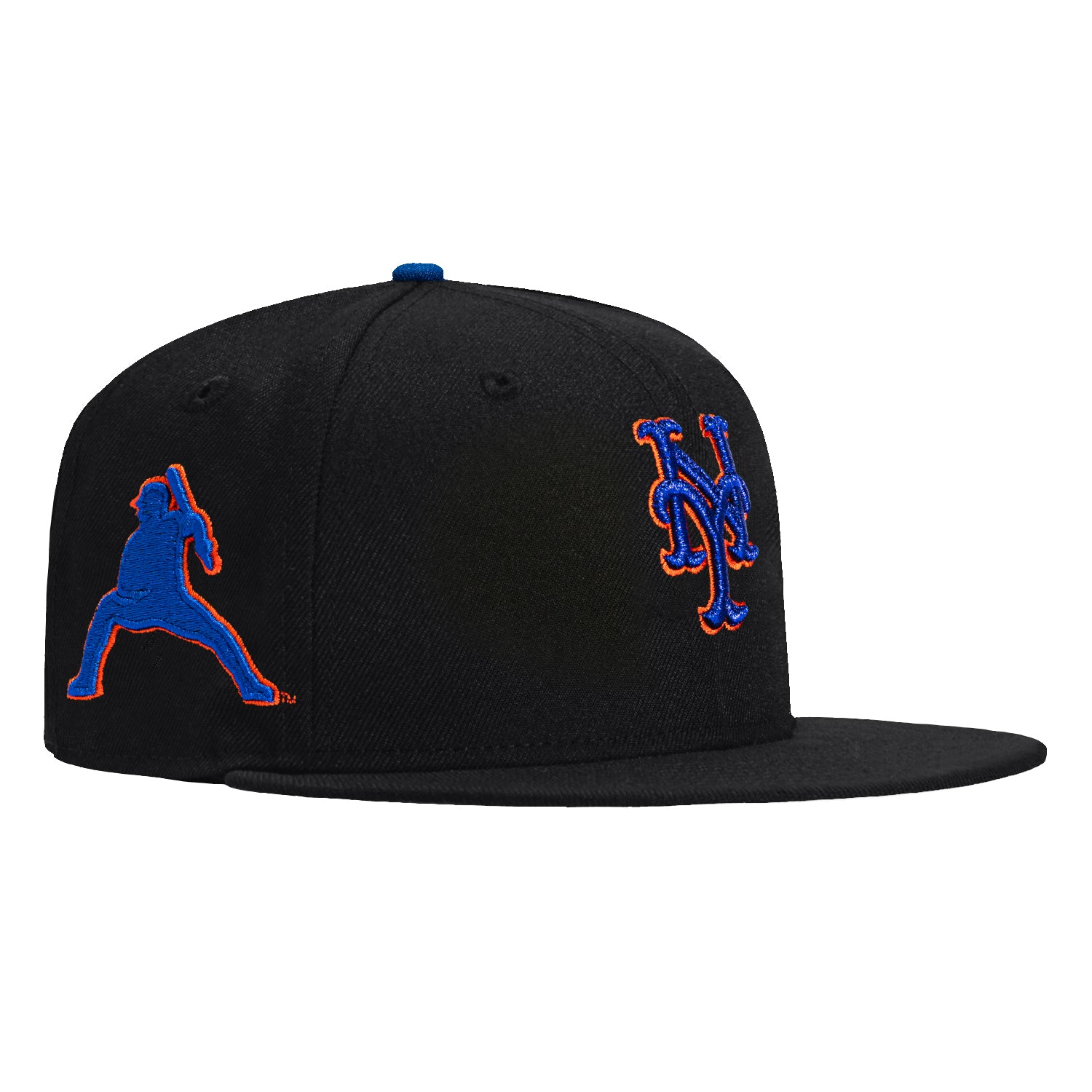 New Era 59Fifty New York Mets Juan Soto Stance Patch Hat - Black, Royal, Orange、mySite、vikingsvslions
