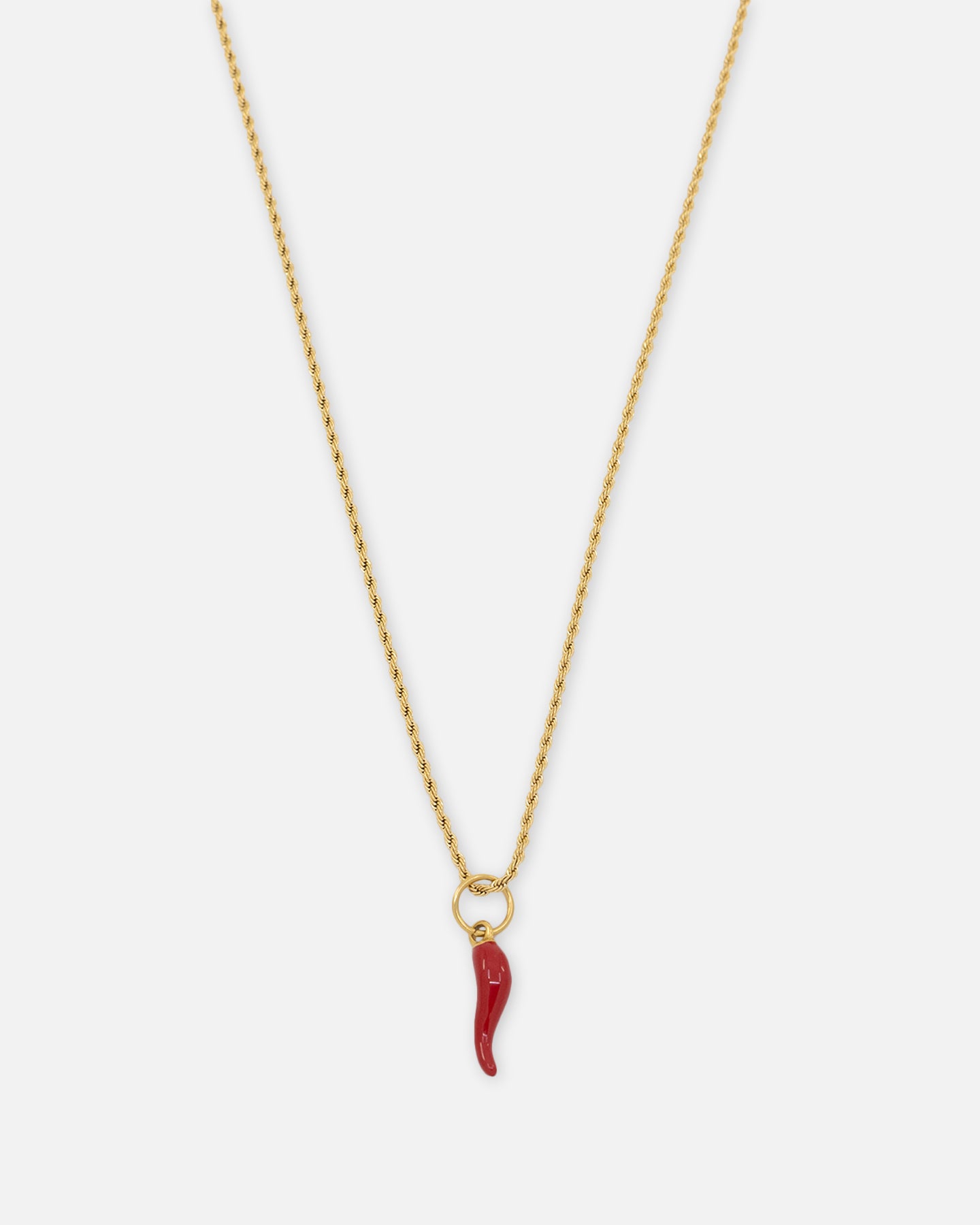 Saint Morta Chilli Rope Necklace Gold/Red、mySite、zt4zffjzw