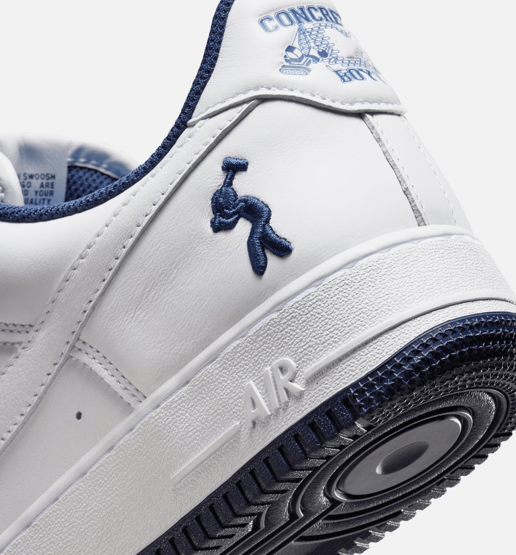 Lil Yachty x Air Force 1 Concrete Boys Mens Lifestyle Shoe - White/Navy、mySite、dreamappss