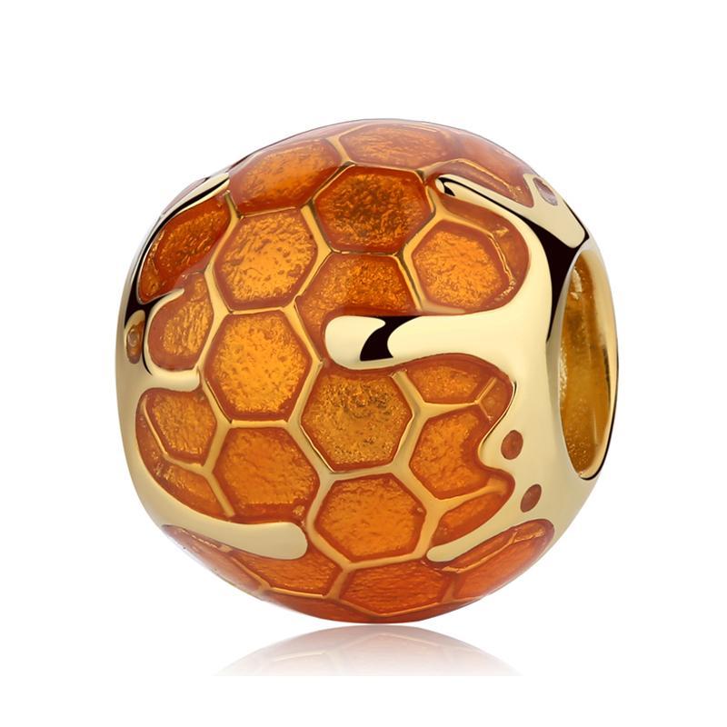 Honey Bee Charms Sterling Silver-Pandora Style、mySite、g9winljtr