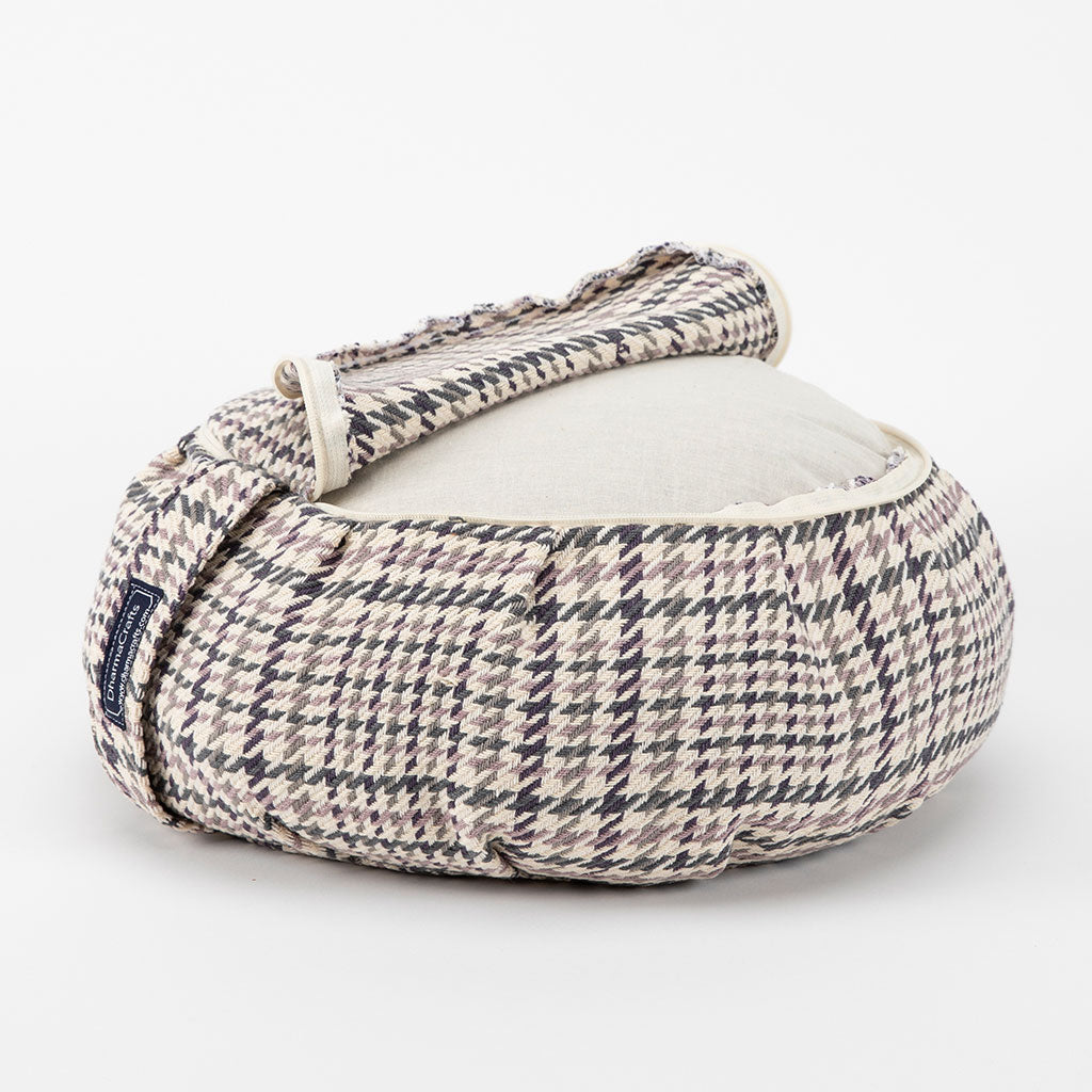 Houndstooth Plaid Zafu Zabuton Set、mySite、topwebapps
