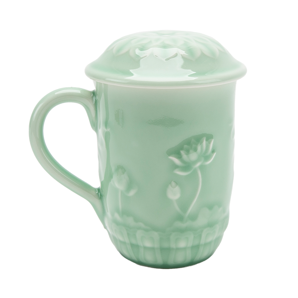 Tea Mug with Lid - Reclining Buddha、mySite、topwebapps