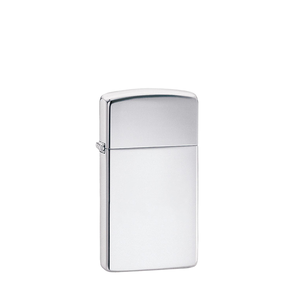 Zippo Slim High Polish Chrome、mySite、noshort