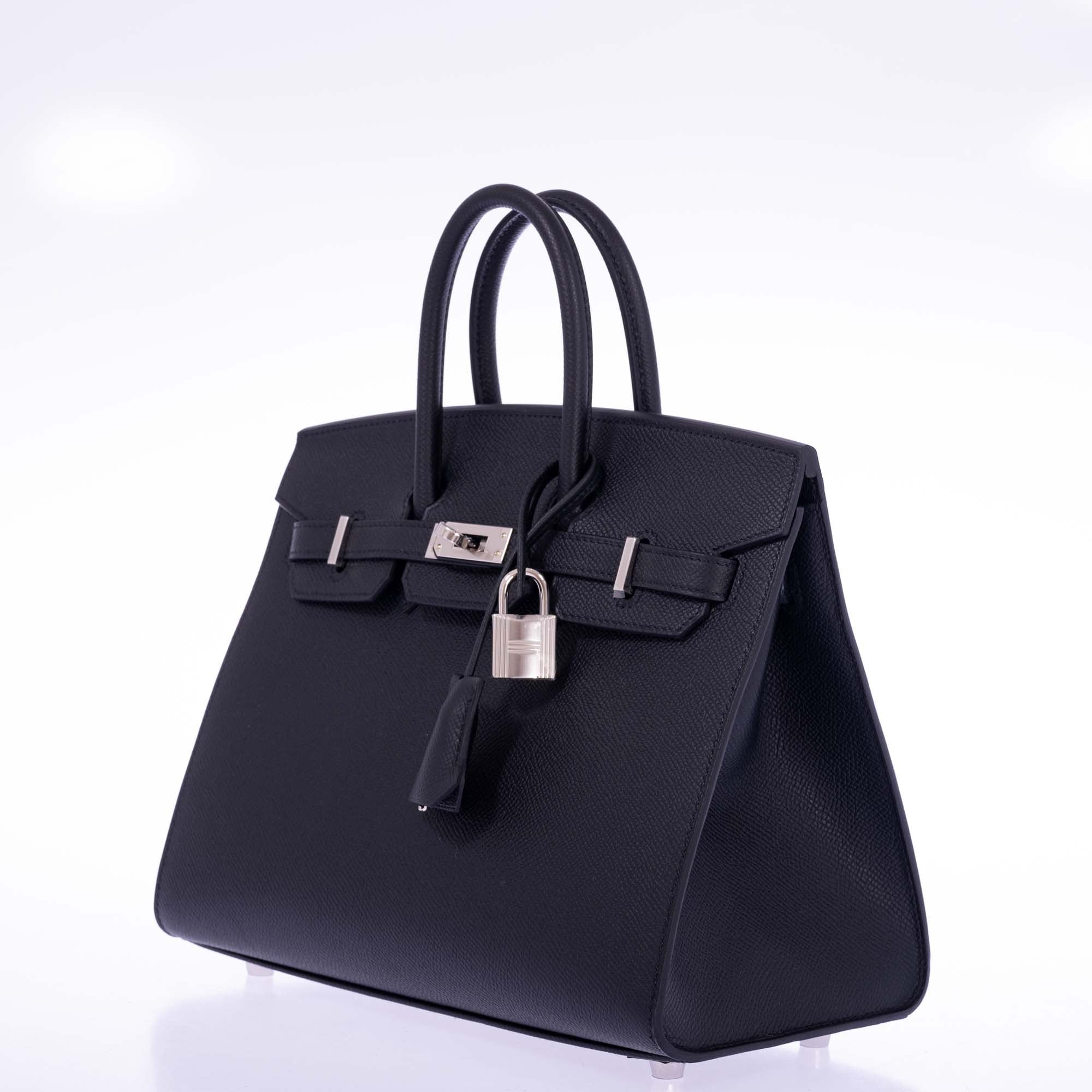 Hermès Birkin 25 Sellier Black Epsom Palladium Hardware、mySite、garminoutage.com