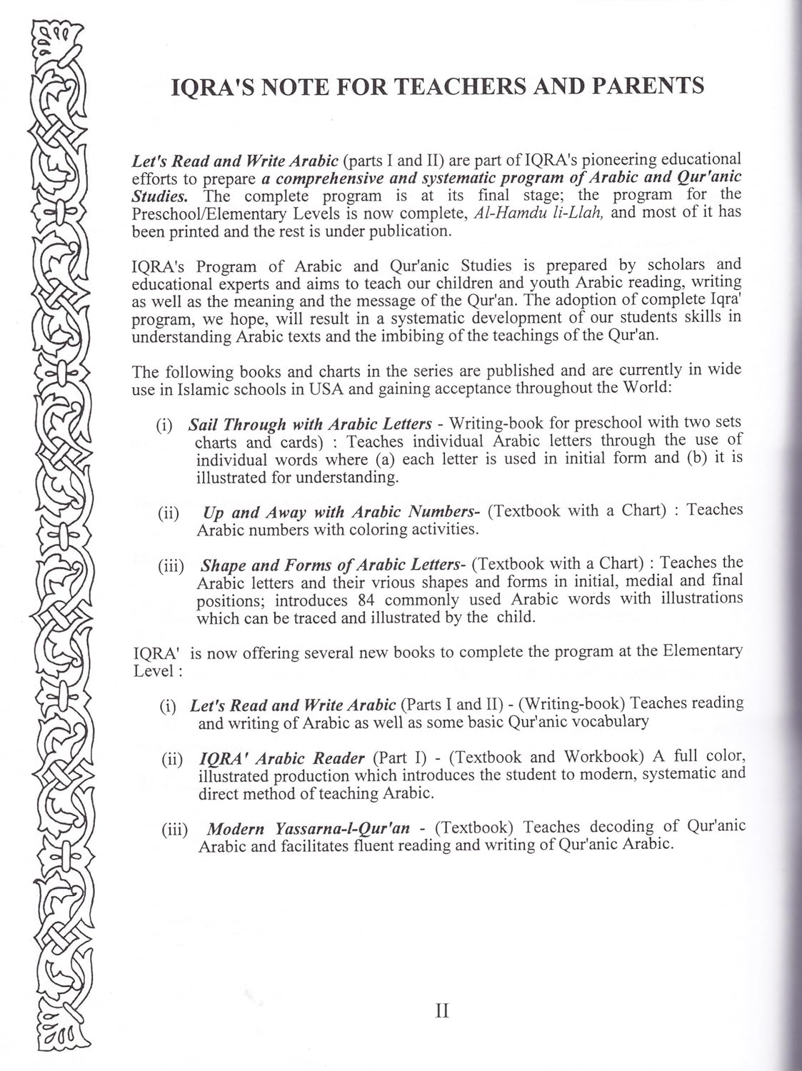 Let’s Read and Write Arabic: Book Two、mySite、topwebapps