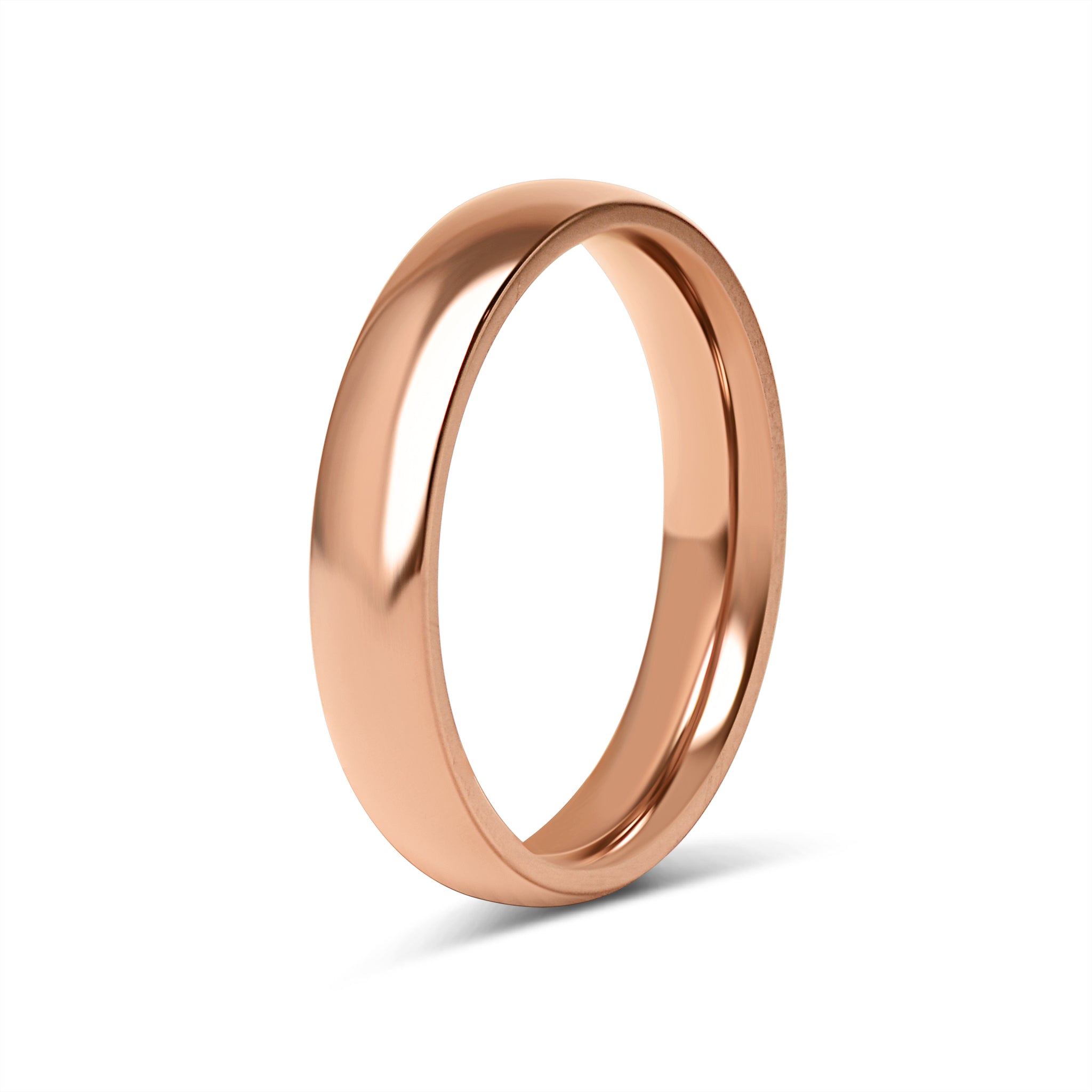 Chocolate Rounded Stainless Steel Blank Ring / CFR7007、mySite、dreamappss