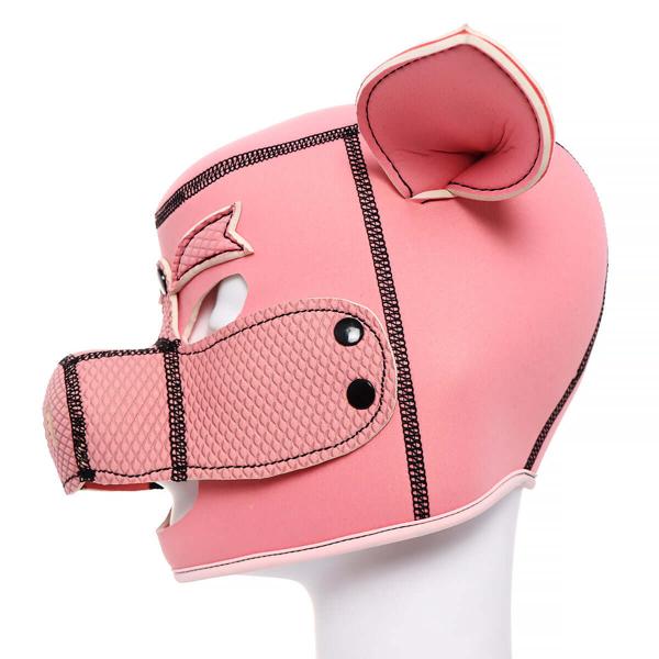 Rimba Neoprene Pig Mask | BDSM Unisex | Fetish | Pink、mySite、bottomscart
