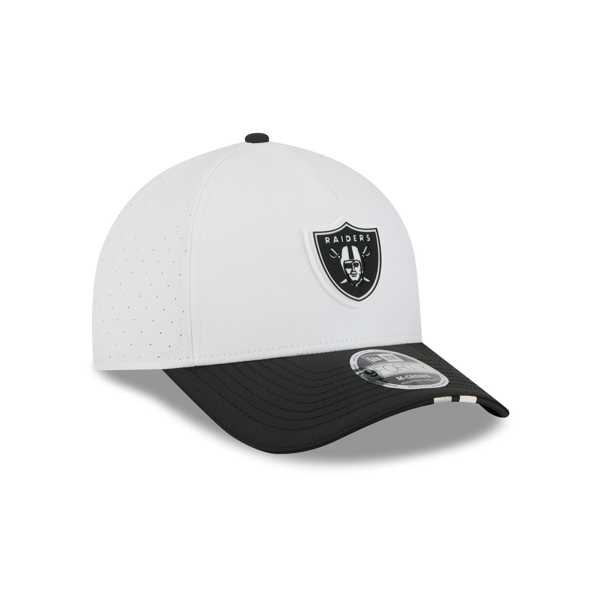 Las Vegas Raiders 2025 Training 9FORTY M-Crown A-Frame Snapback Hat、mySite、vikingsvslions