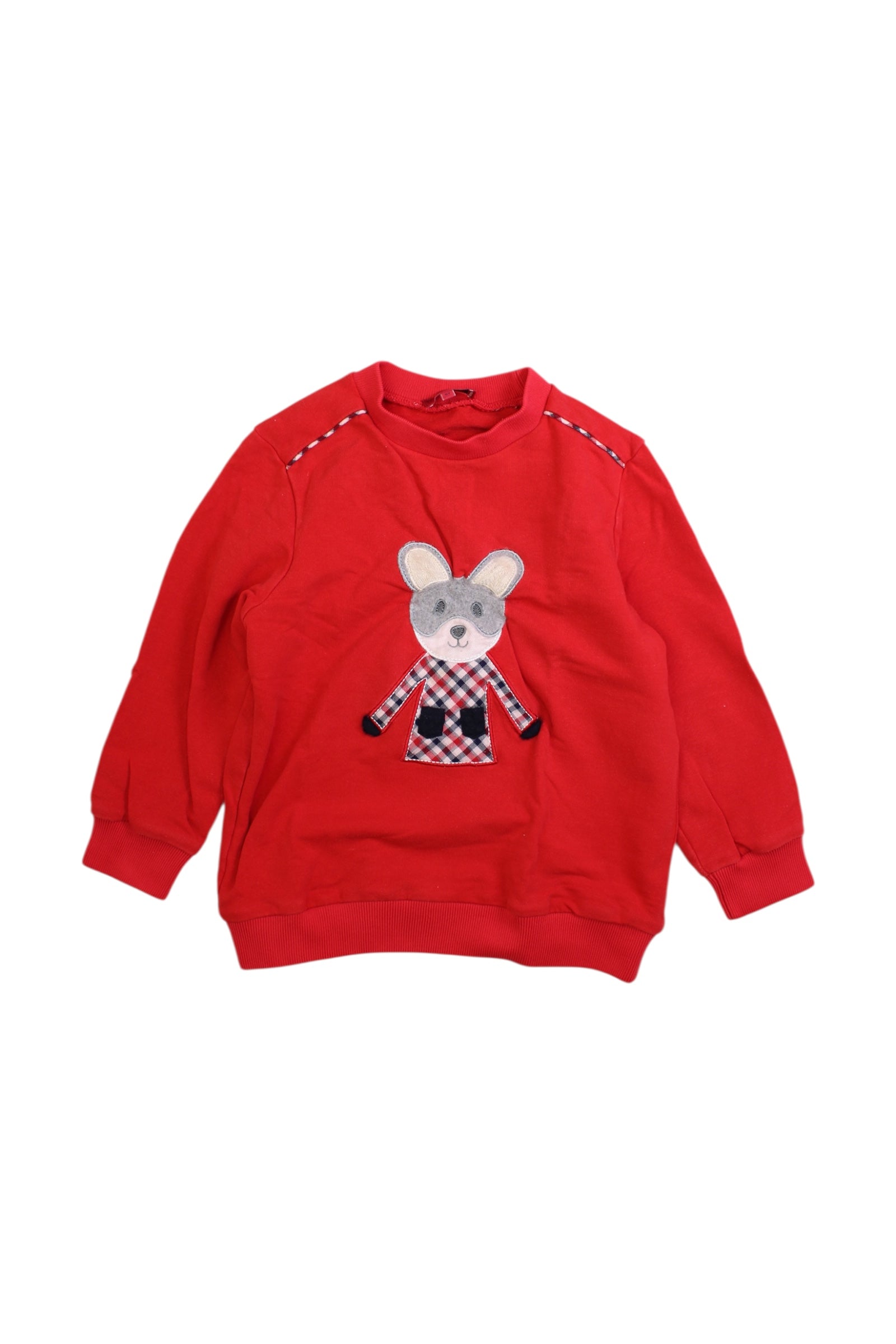 Nicholas & Bears Animal Appliqu茅 Long Sleeve Top 6T、mySite、g9winljtr