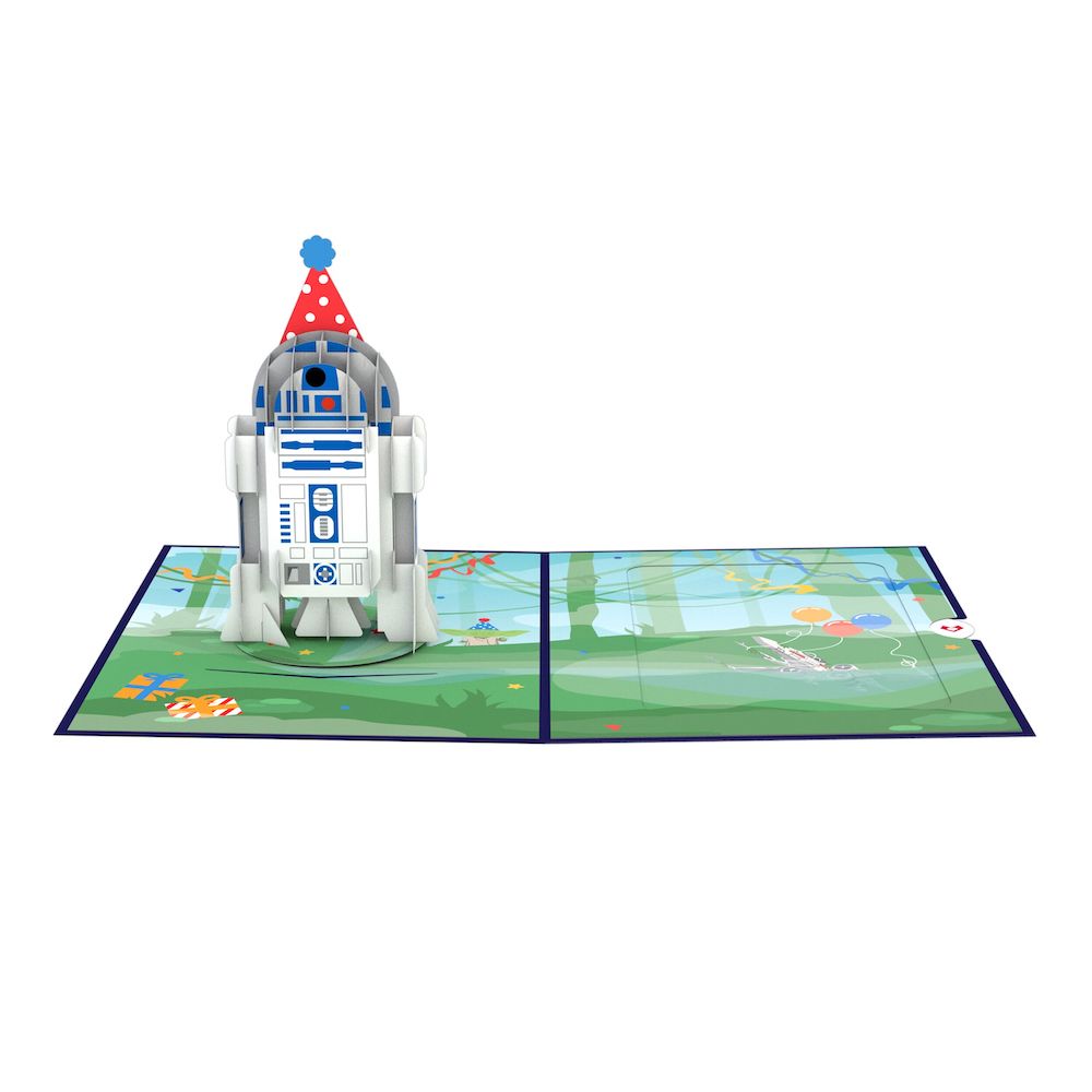 Star Wars™ R2-D2™ Birthday Card with Pop-Up Gift、mySite、solidvoid
