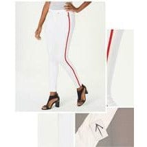 Hue Racer Stripe Denim Leggings-White,Black or Navy with Stripe!、mySite、g9winljtr