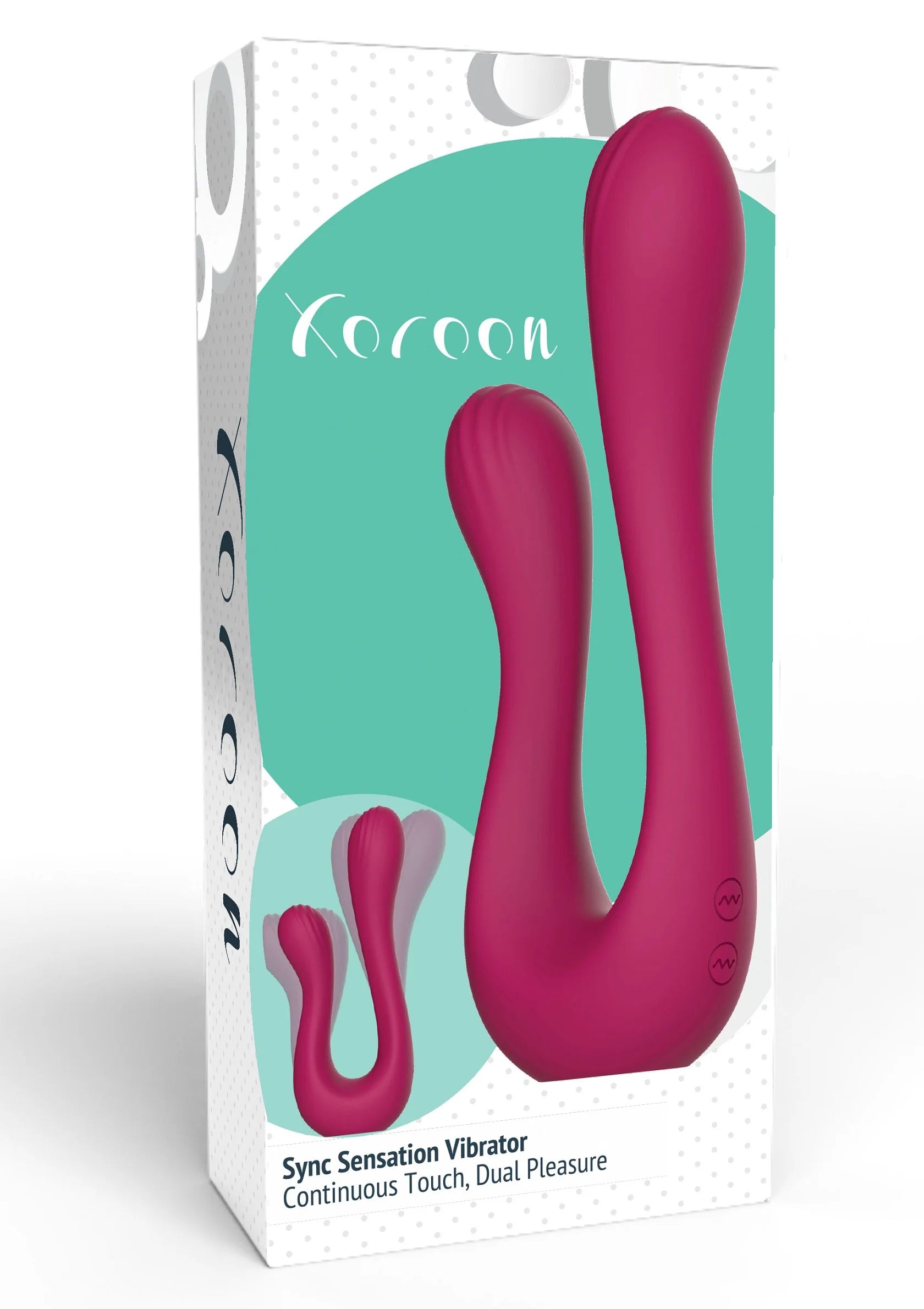 Xoroon Sync Sensation Vibrator | Dual Pleasure | 2 Motors | Waterproof、mySite、bottomscart