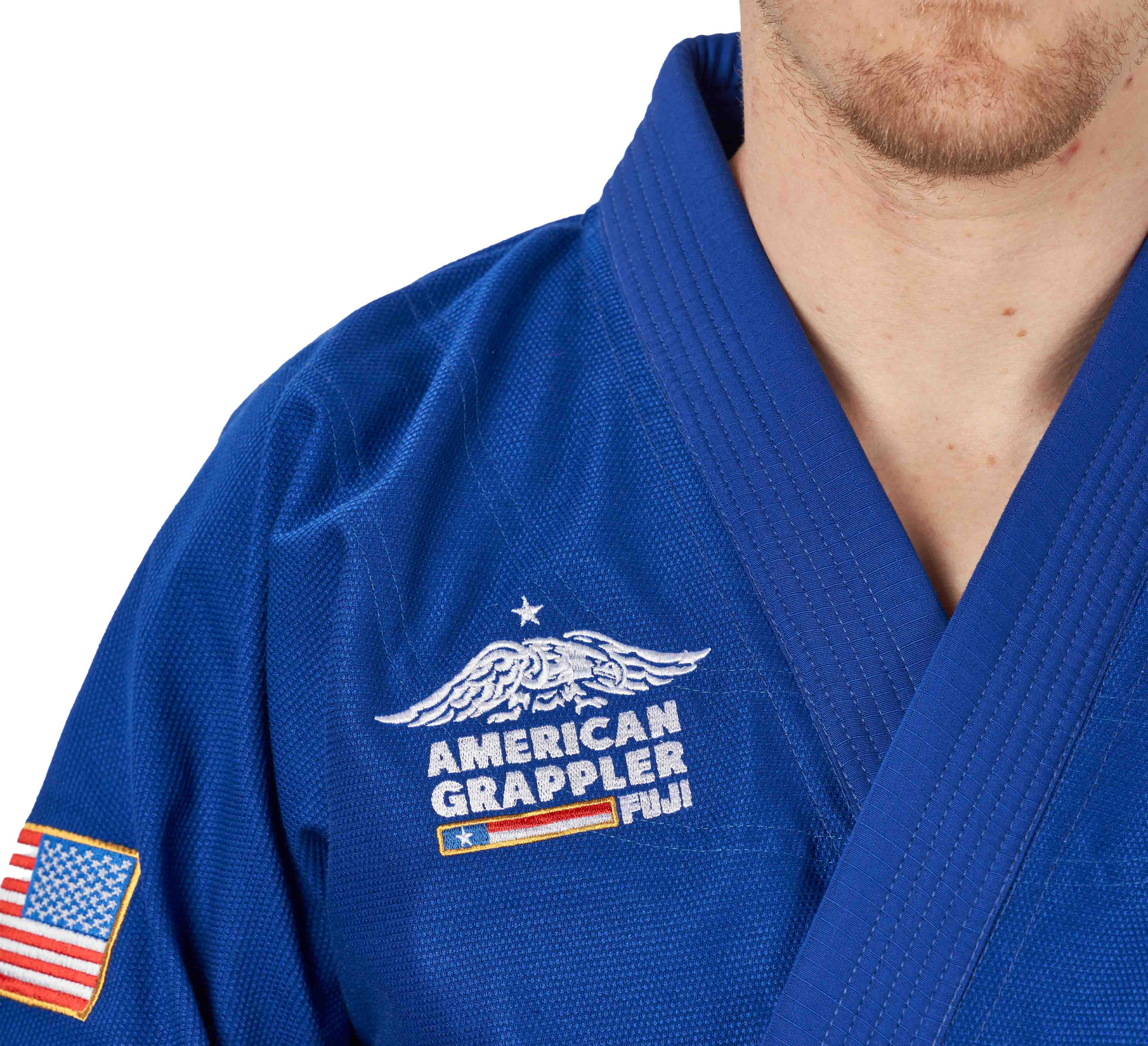 Suparaito BJJ Gi American Grappler Blue、mySite、gigharbornorthrealestate