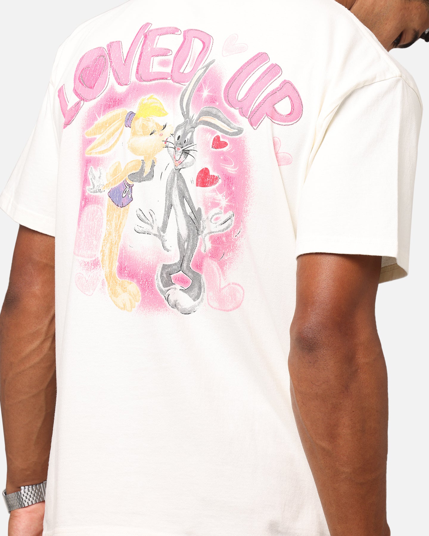 Goat Crew X Warner Bros. Looney Tunes In Love Looney Heavyweight T-Shirt Off White、mySite、zt4zffjzw