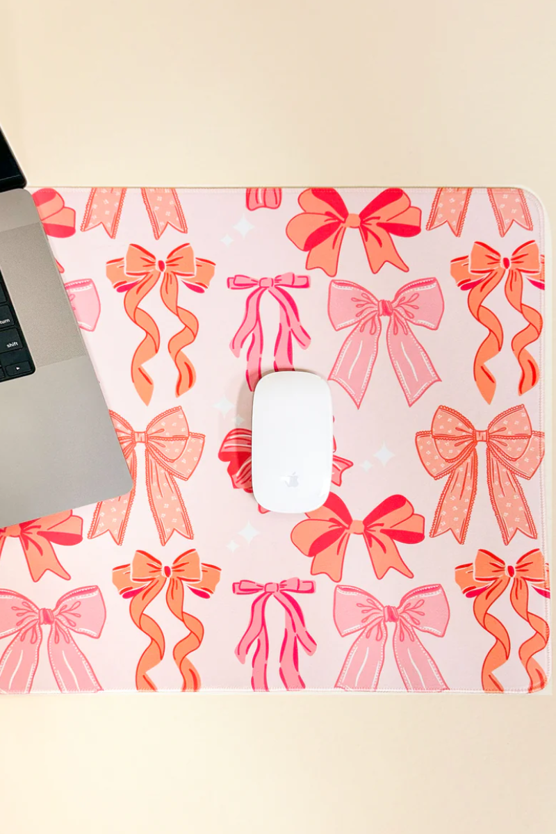 Blushing Bows Style Station Desk Mat Play、mySite、hinf8tx79