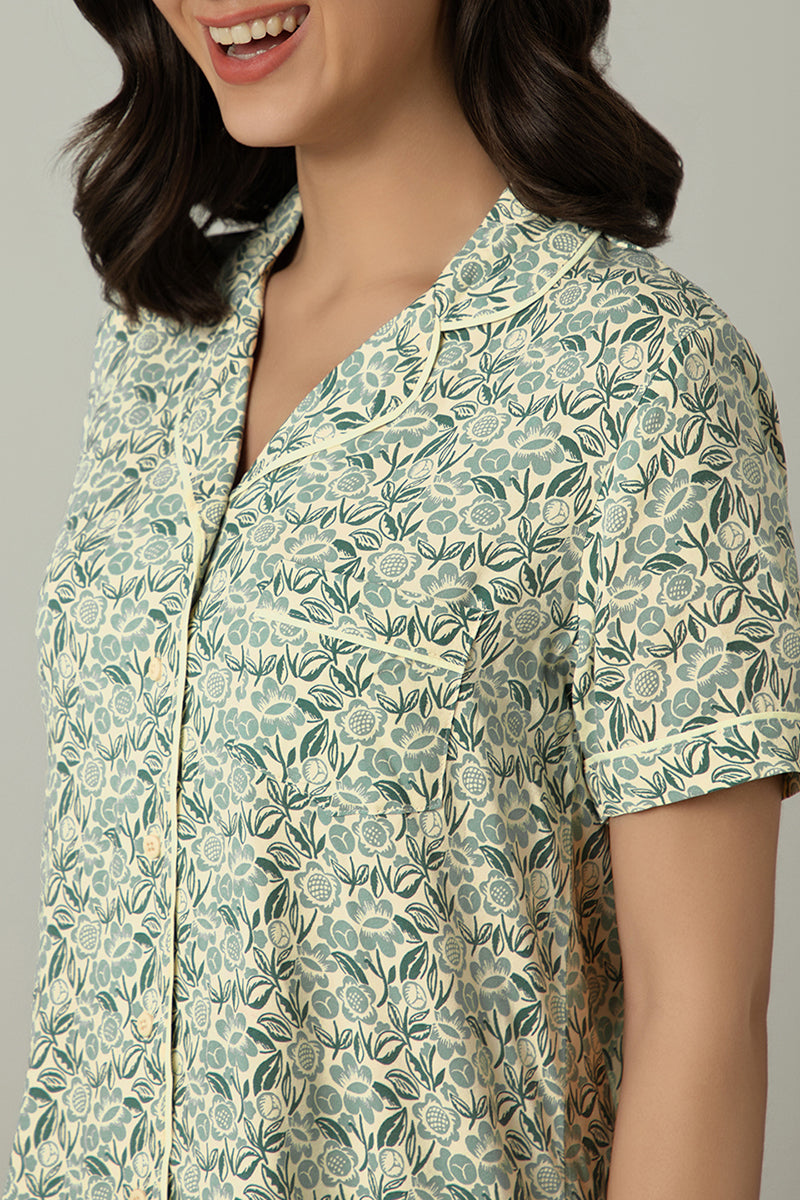  Sleep Shorts Set - Forest Print、mySite、justintrudeaud