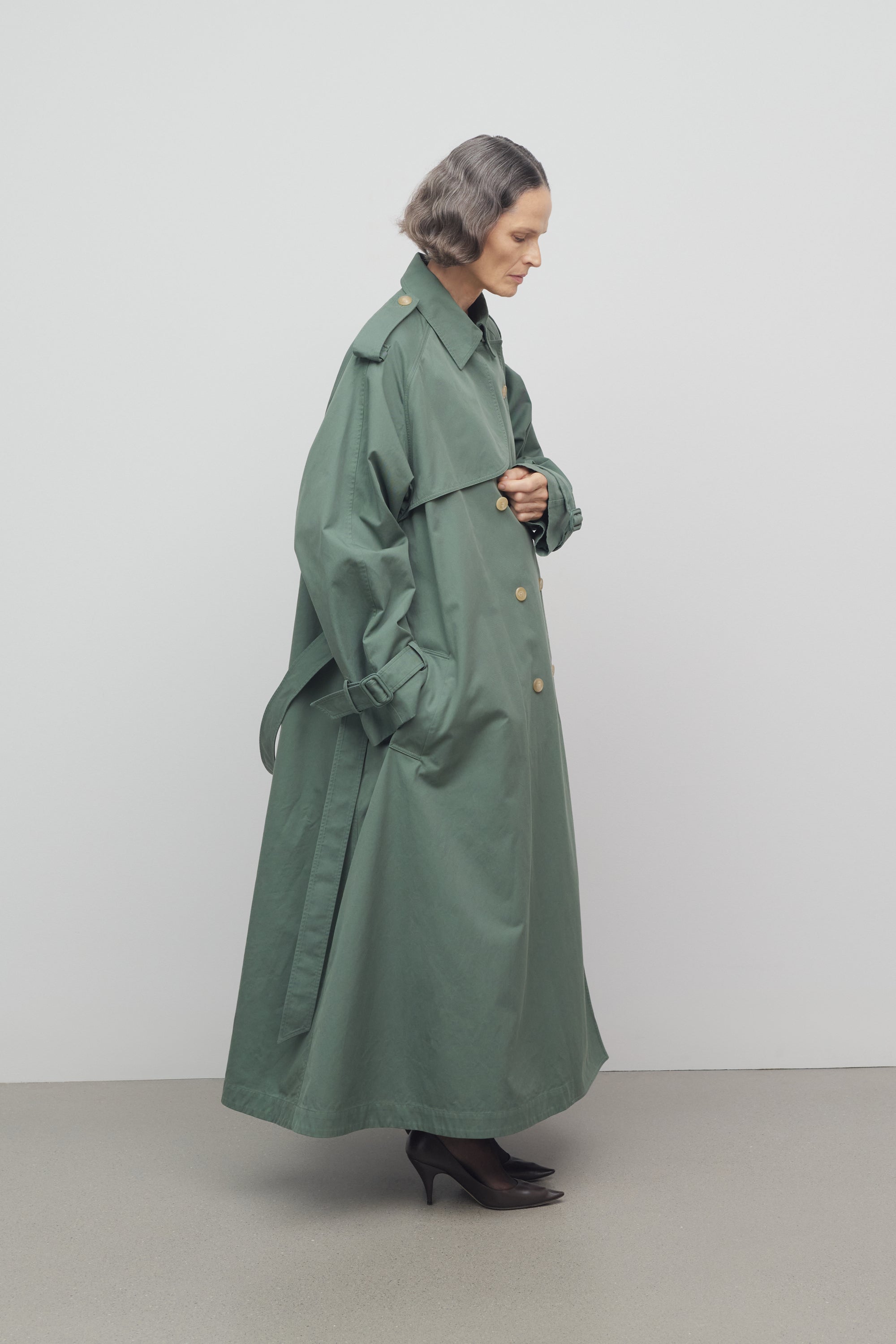 Domeka Coat in Cotton、mySite、aoinhome