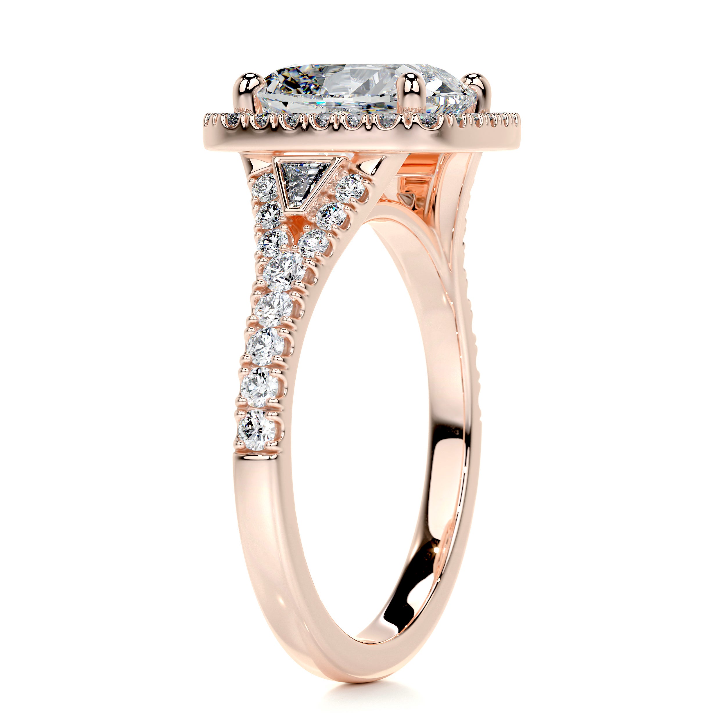 Lissete Diamond Engagement Ring -14K Rose Gold、mySite、hinf8tx79