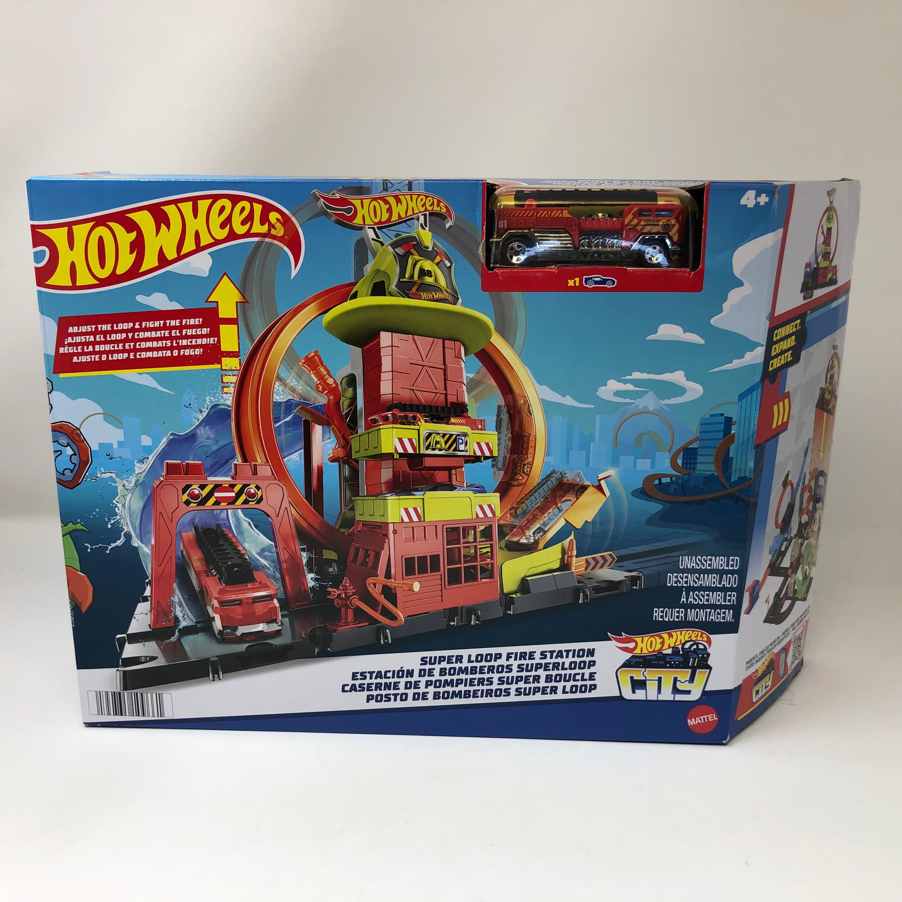 Super Loop Fire Station * Hot Wheels City Track Pack、mySite、hgirdovlk