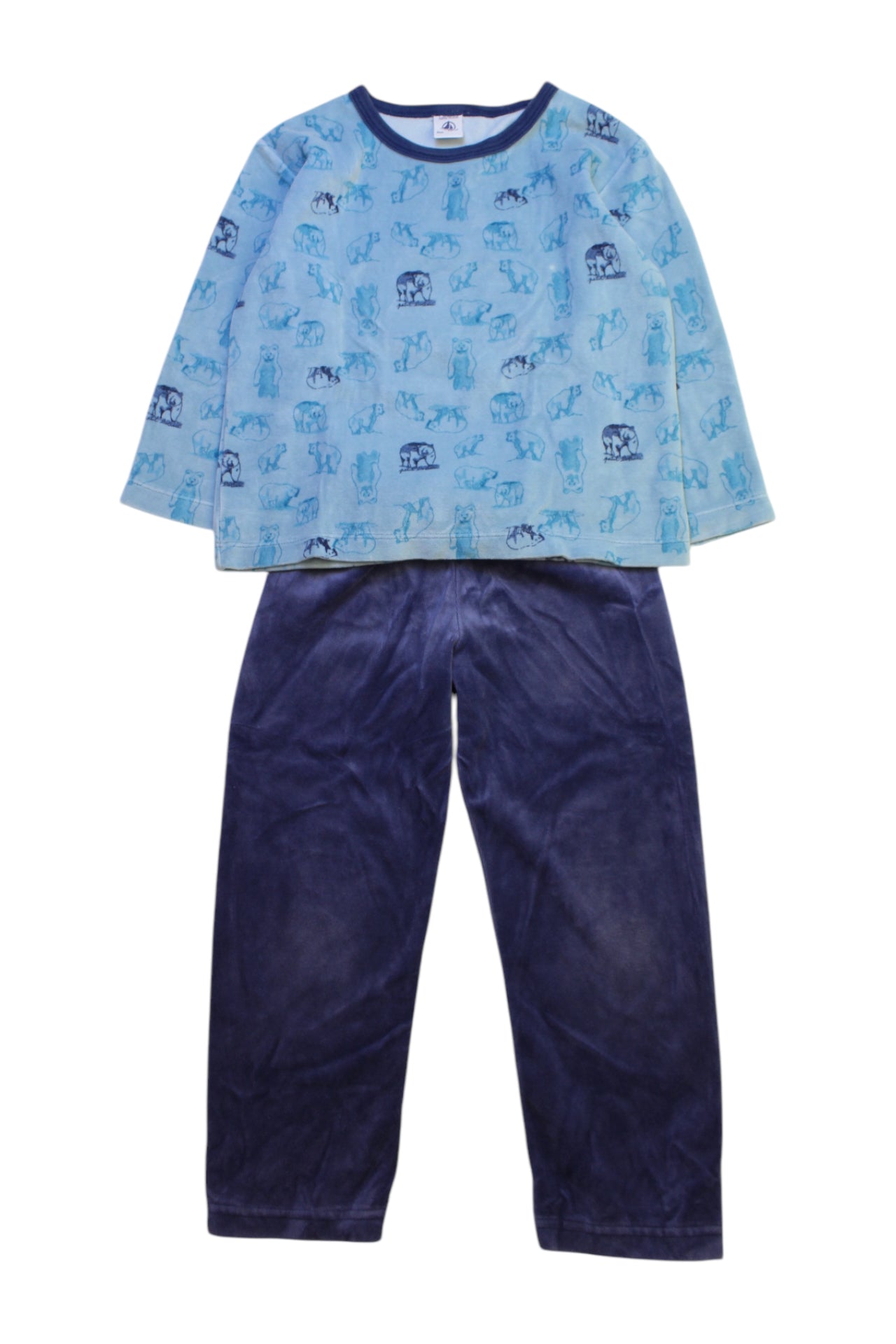 Petit Bateau Animal Pattern Pyjama Set Size 4T、mySite、g9winljtr