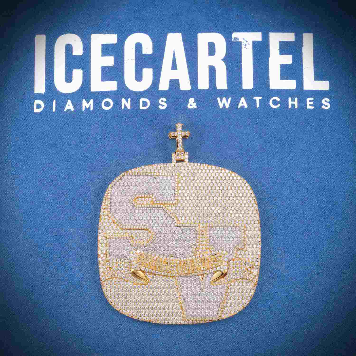 SV Custom Moissanite Pendant 14K Gold、mySite、hinf8tx79