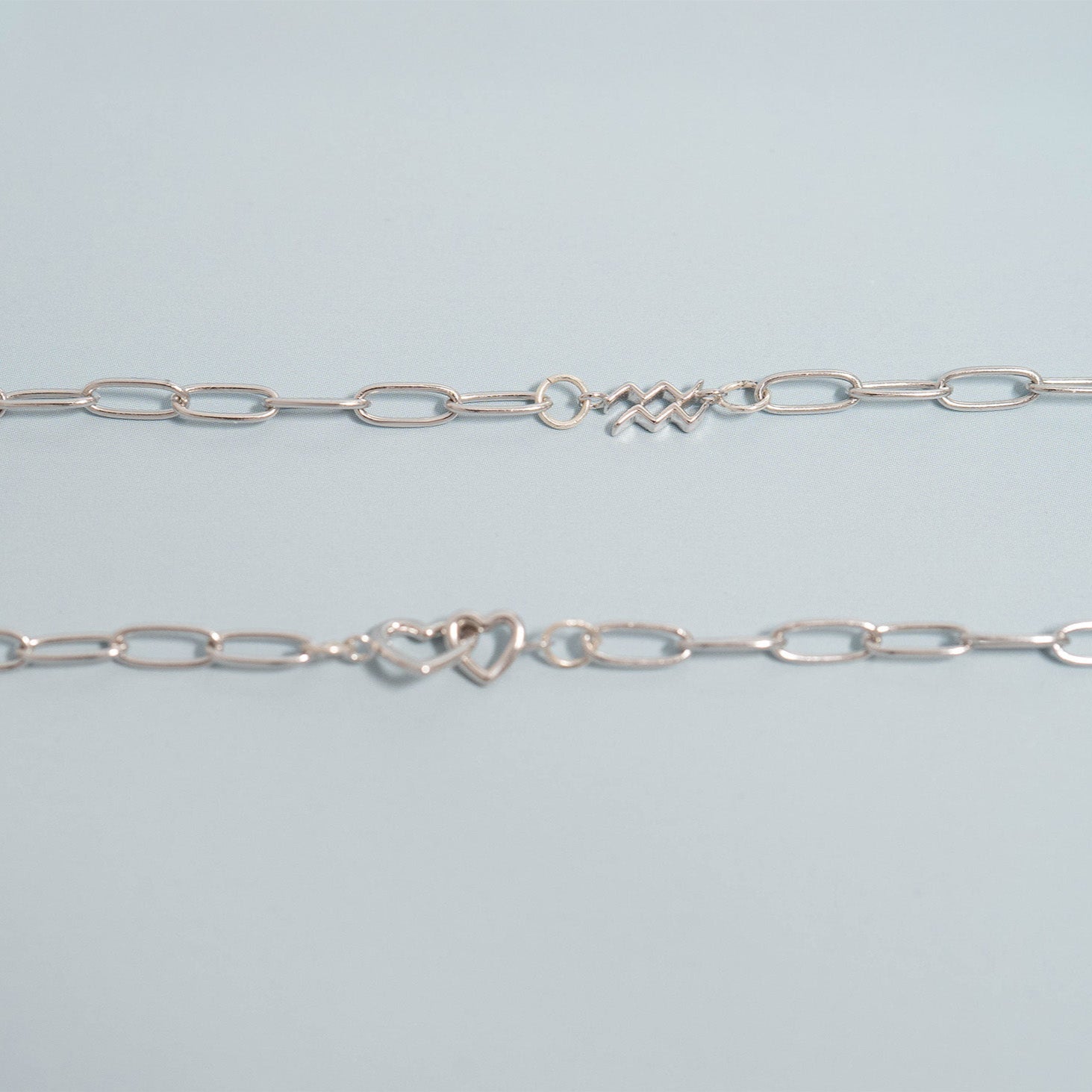 14K Gold Plated Sterling Silver Double Heart Permanent Jewelry Connector Charm / PMJ1031、mySite、dreamappss