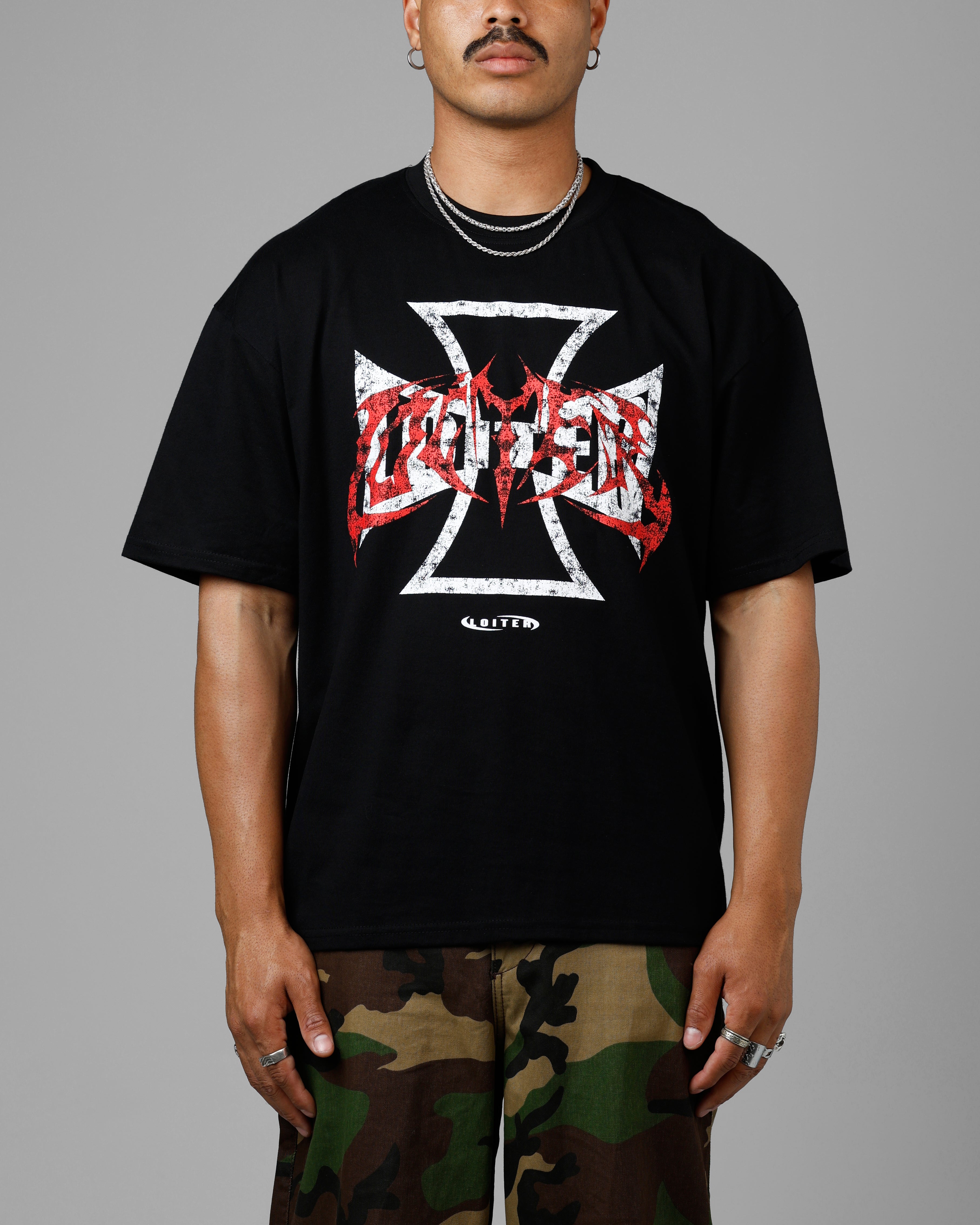 Loiter Forged T-Shirt Black、mySite、zt4zffjzw