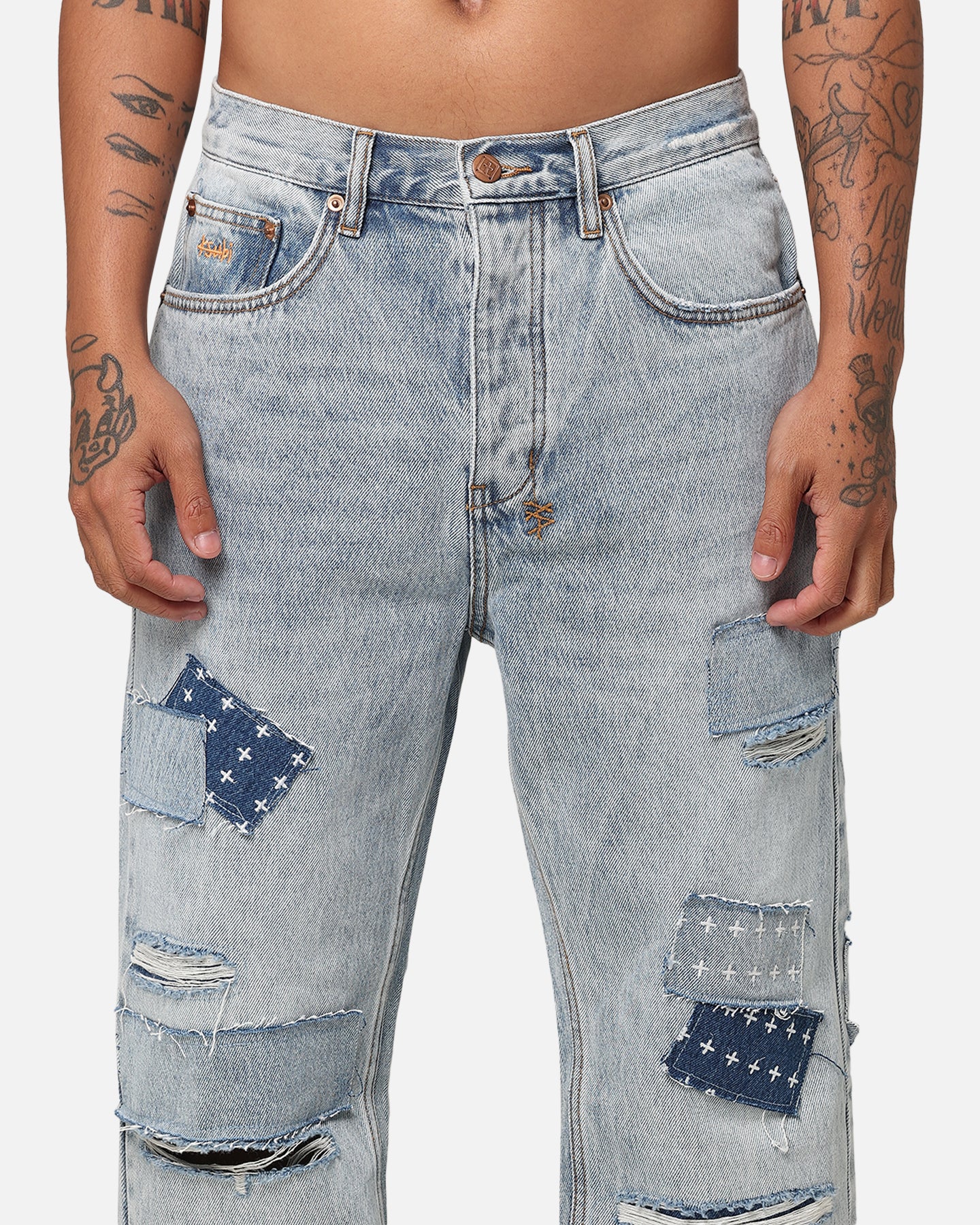 Ksubi X Patty Mills Collab Collection Anti K Mills Repair Denim Jeans Denim、mySite、zt4zffjzw