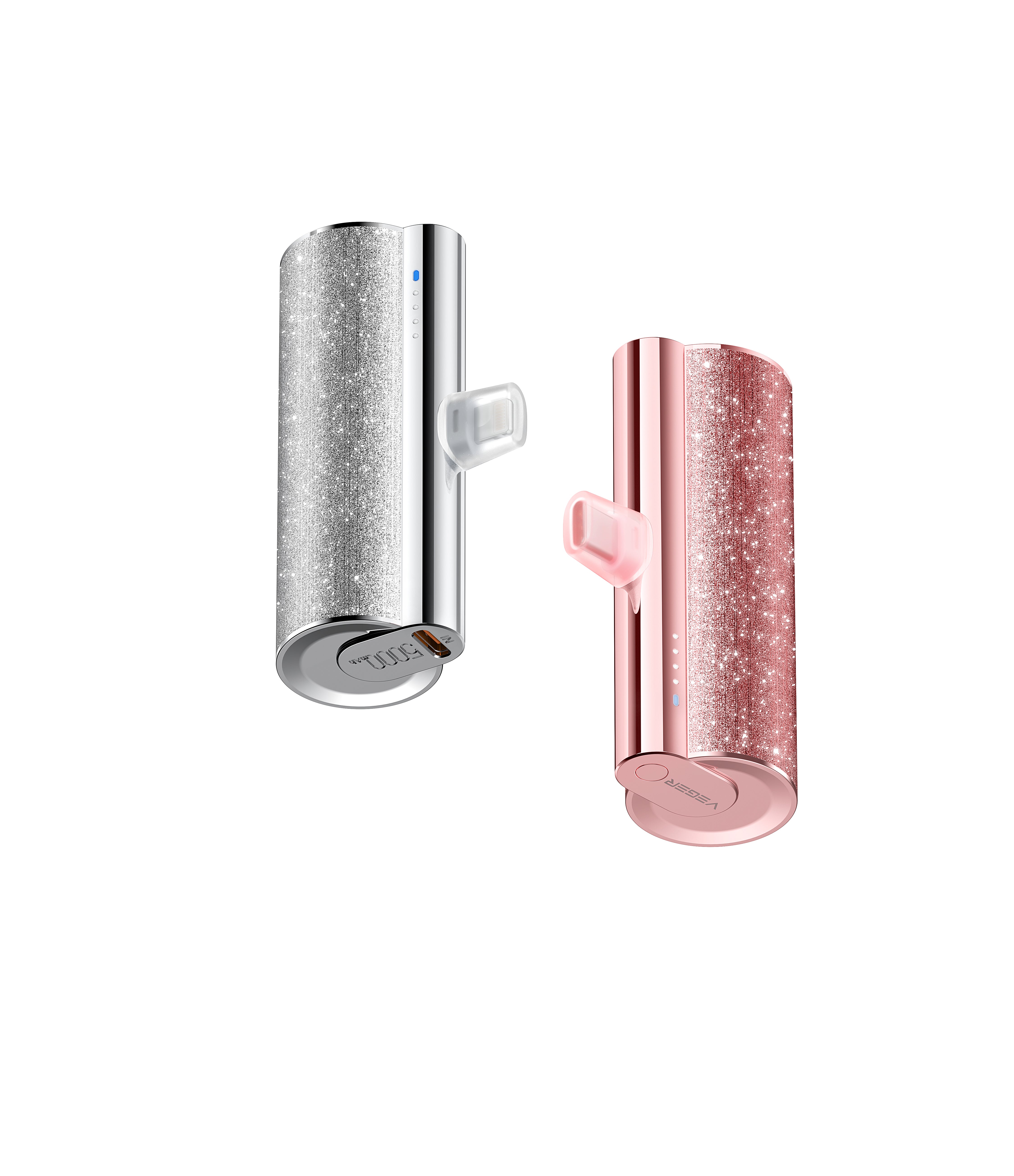 Plug on 5000mAh Mini Portable Charger with Built-in Cable for iPhone & Android、mySite、fannypackpong