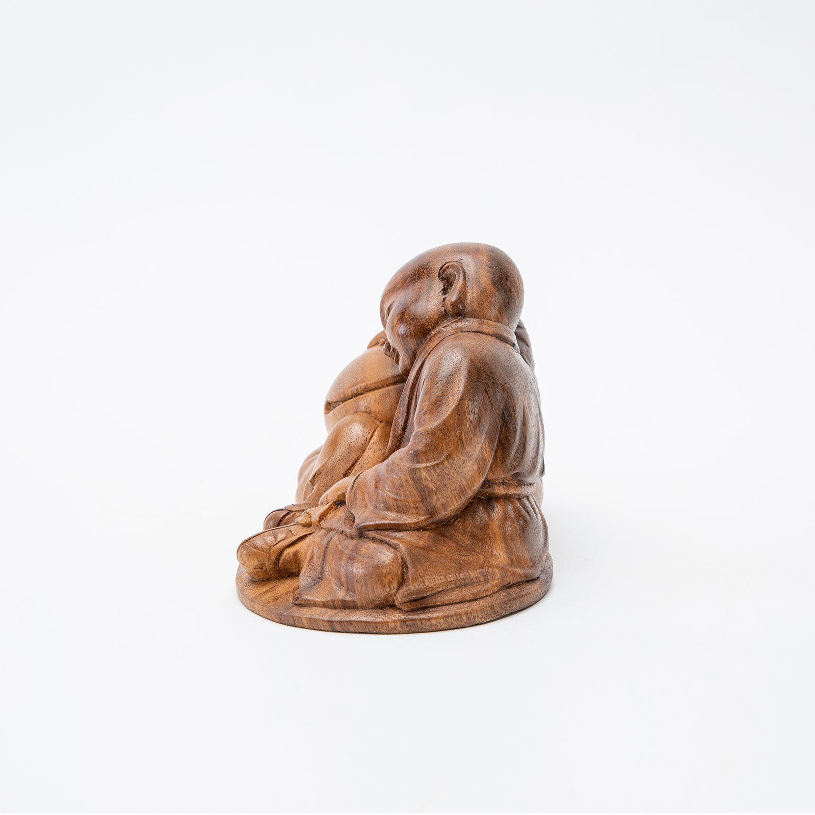 Wooden At Ease Monk Statue、mySite、topwebapps