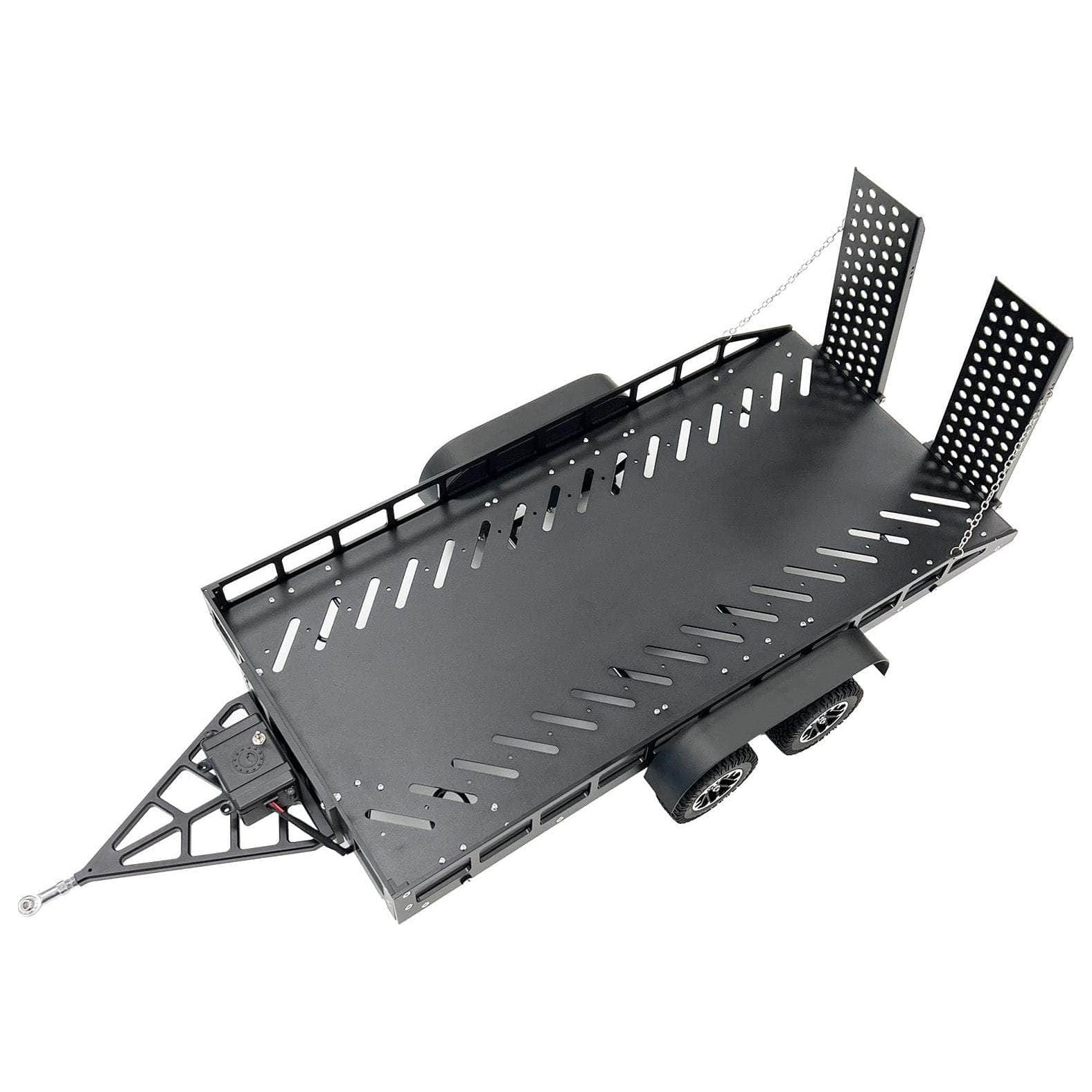  Bold R/C 1/10 Scale Full Metal Trailer Kit with LED Lights and Black or Titanium Finish、mySite、merchandisen