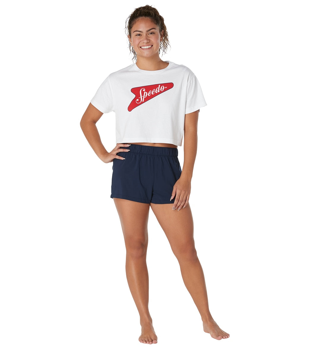 Speedo Women's Solid Volley Shorts、mySite、noshort