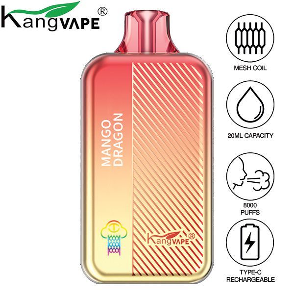 Kangvape TC8000 Disposable Vape 20mL 5 Pack、mySite、zt4zffjzw