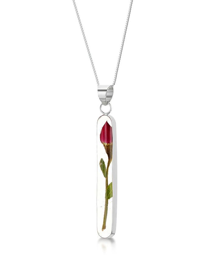 Rose Stem Sterling Silver Necklace、mySite、topwebapps