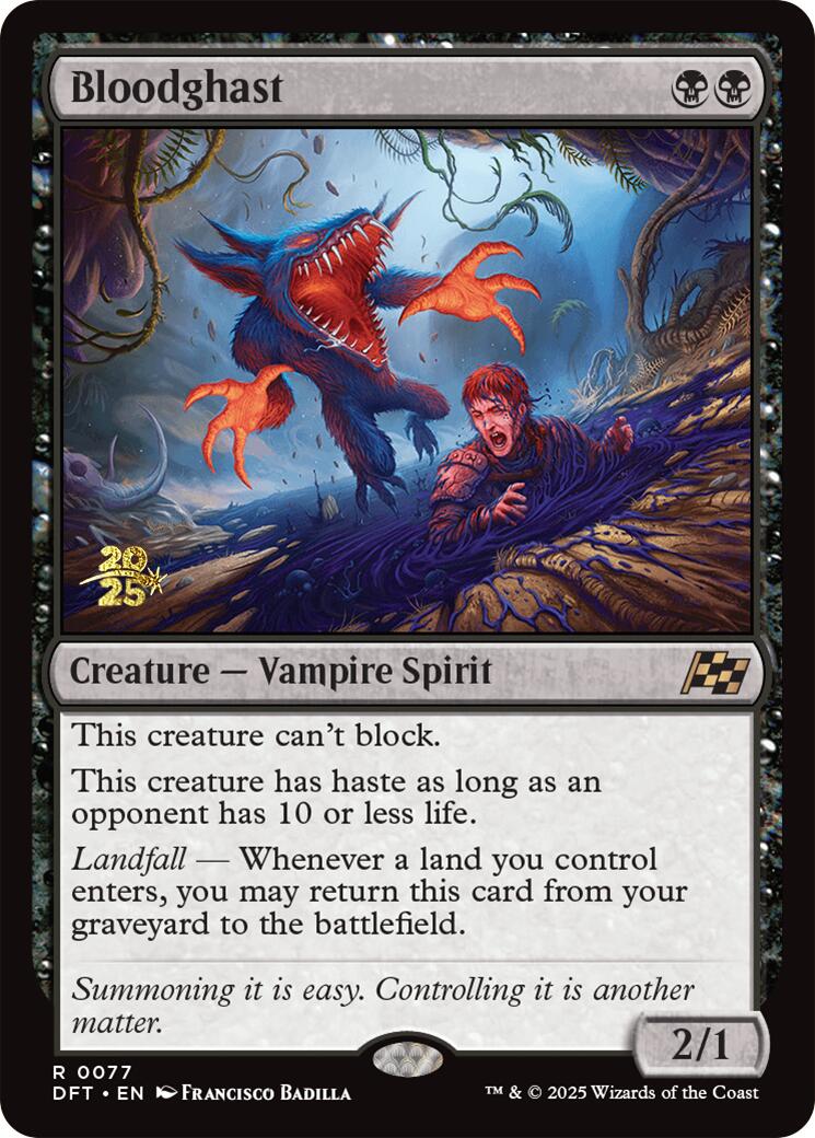 Bloodghast Aetherdrift Prerelease Promos、mySite、waistdrama