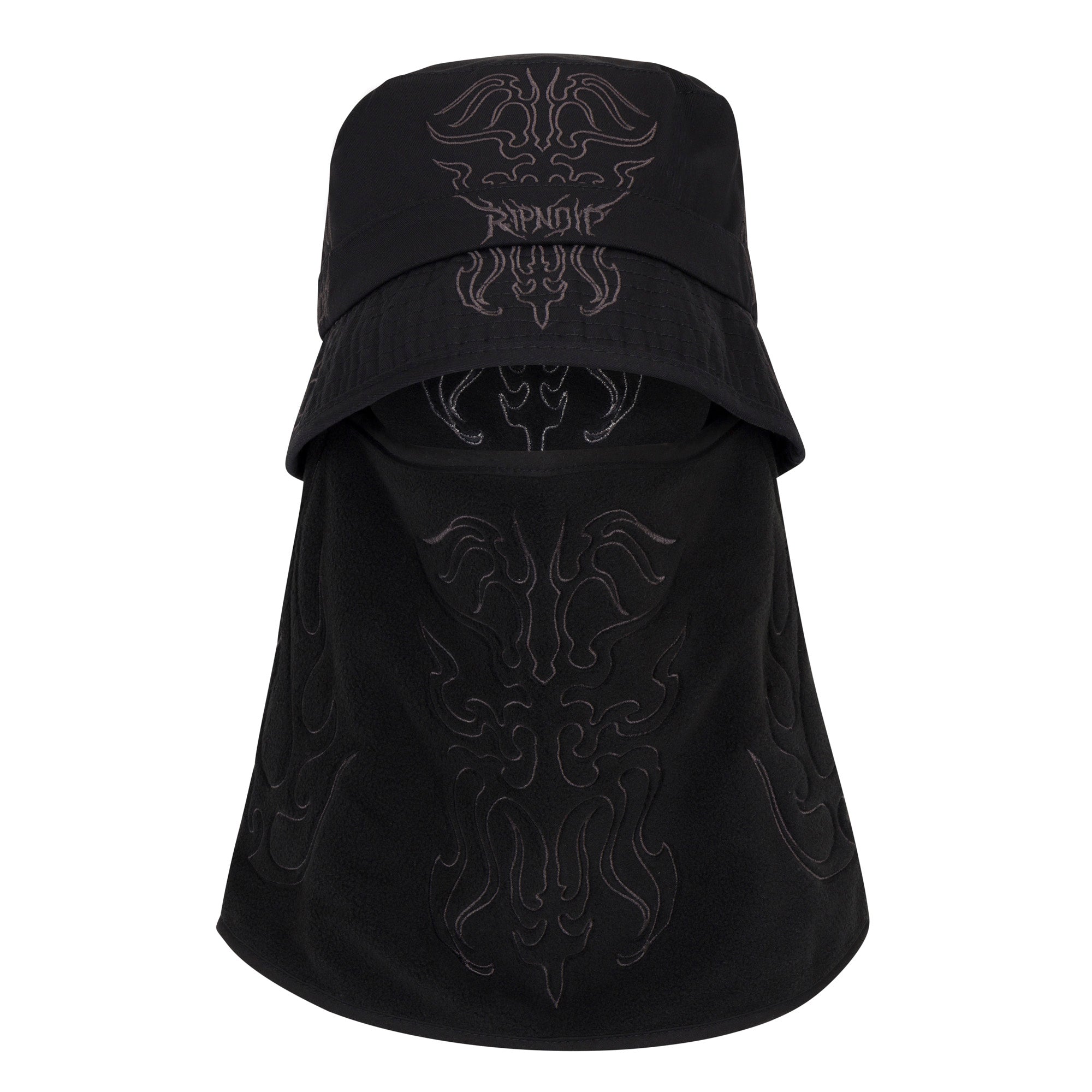  Volt Face Mask Bucket Hat (Black)、mySite、merchandisen