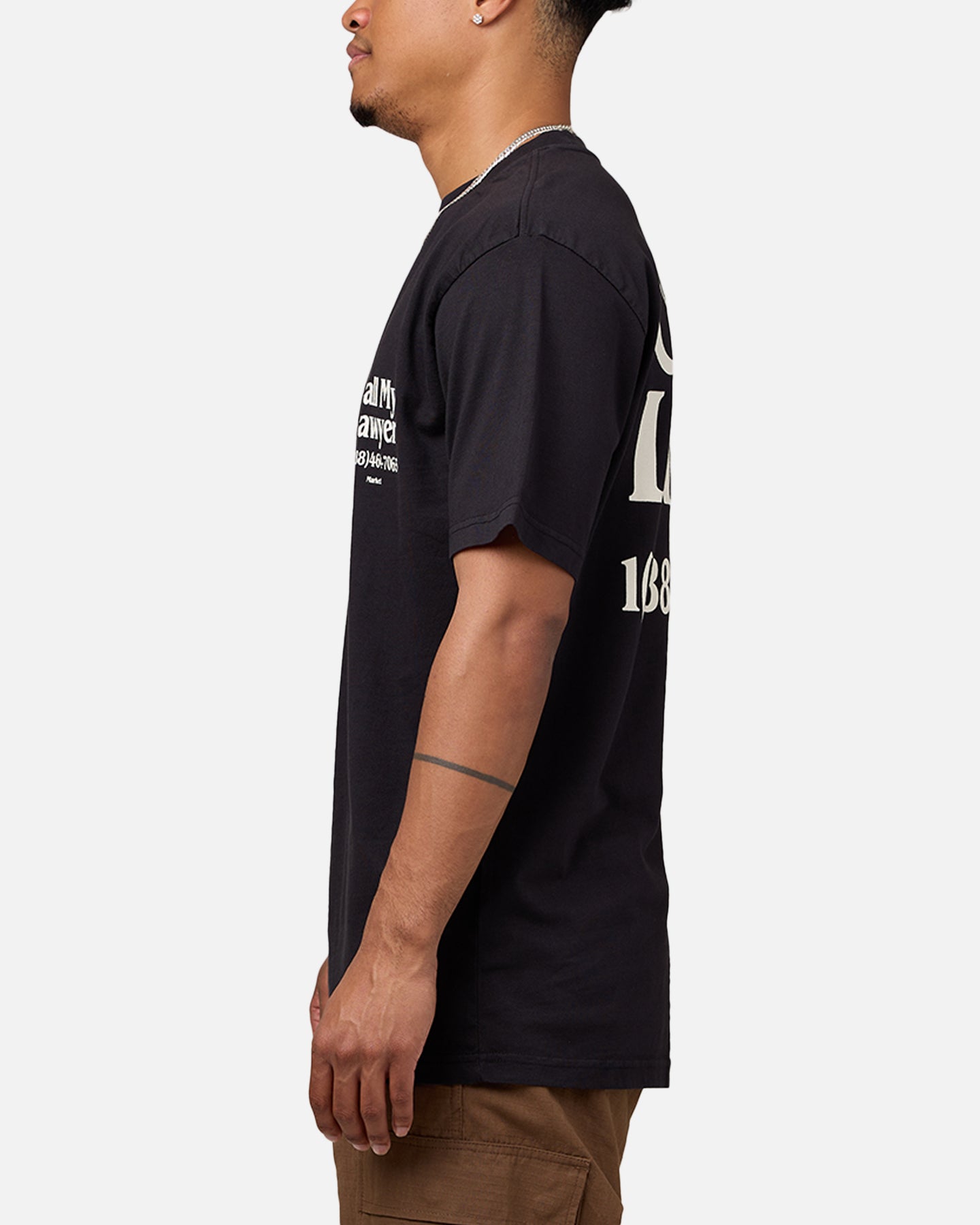 Market Call My Lawyer T-Shirt Washed Black、mySite、zt4zffjzw