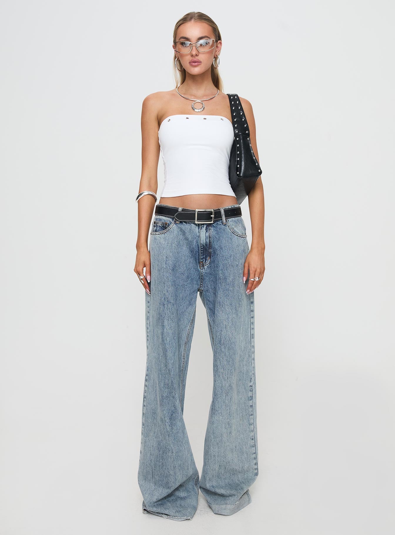 Mayuk Strapless Top White、mySite、solidvoid