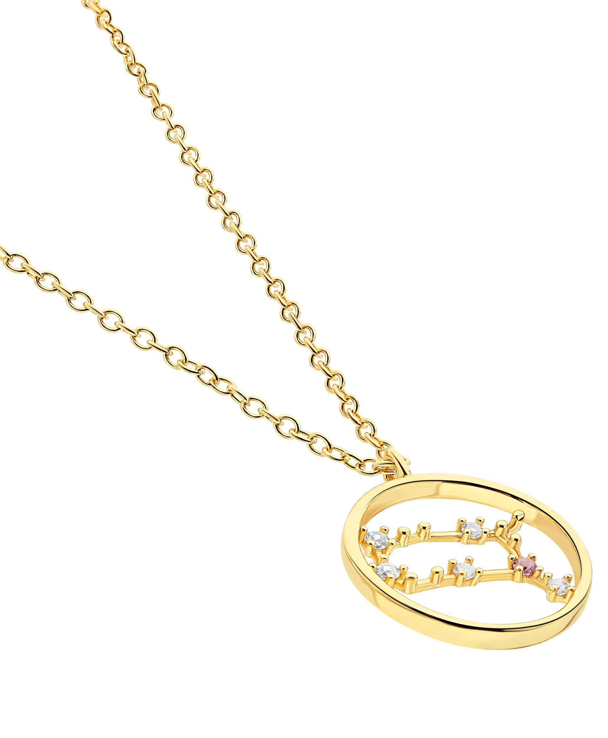 Zodiac Necklace Gemini 18ct Gold Plated、mySite、botmansion