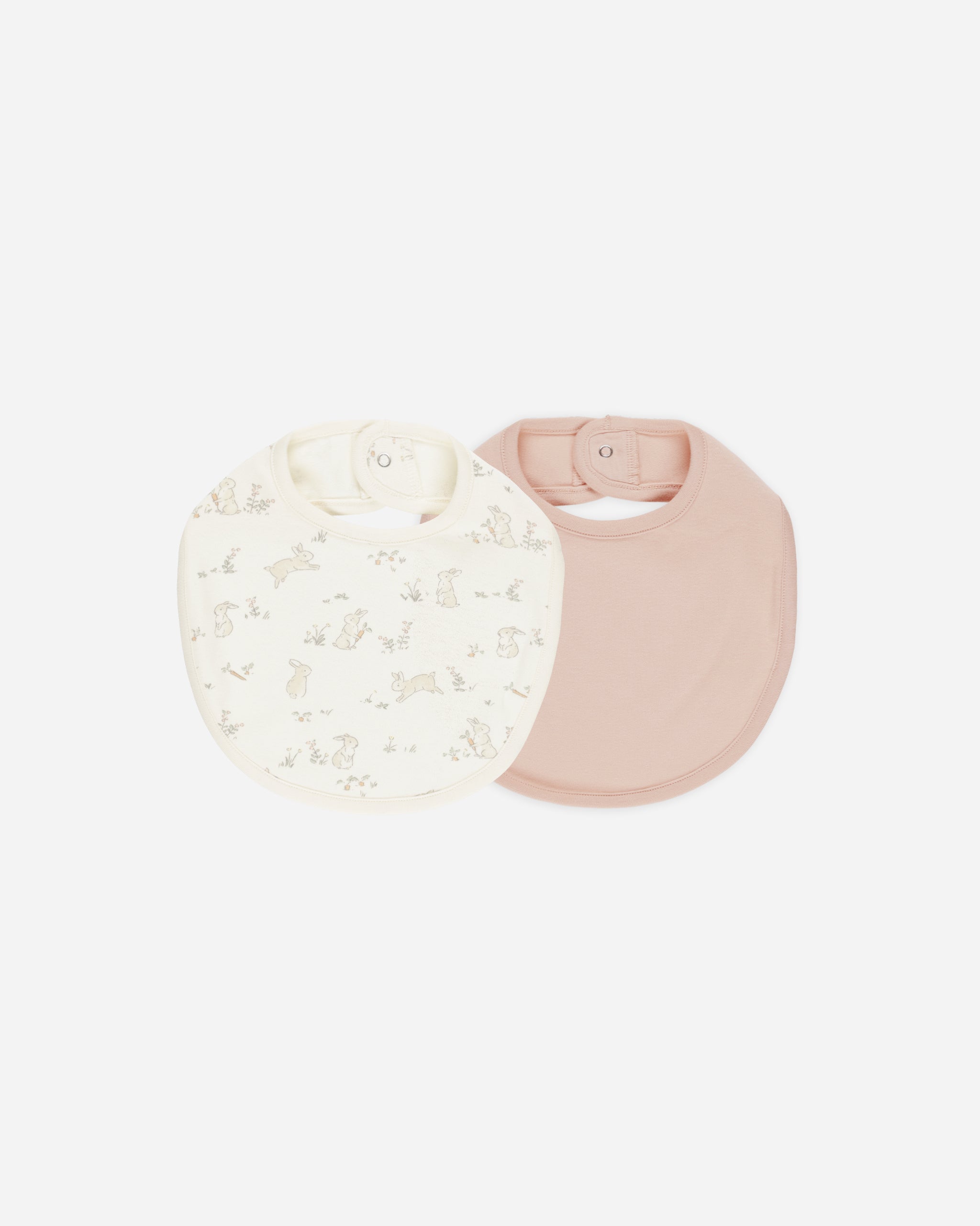  Jersey Snap Bib, 2 Pack || Bunnies, Melon、mySite、layawaytickets