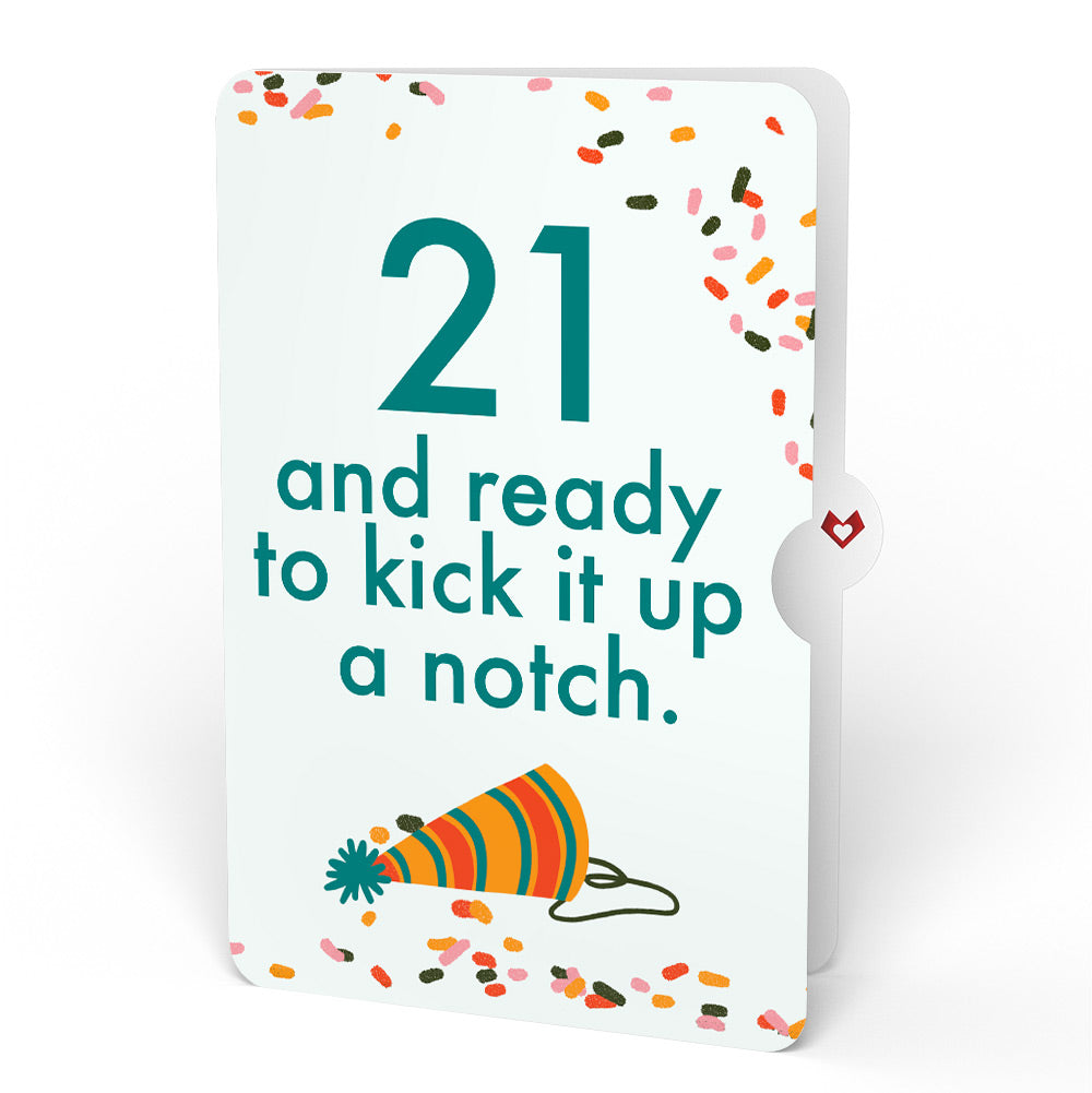 Send Noods Spicy Birthday Pop-Up Card and 21th Kick It Up Sentiment Set、mySite、solidvoid