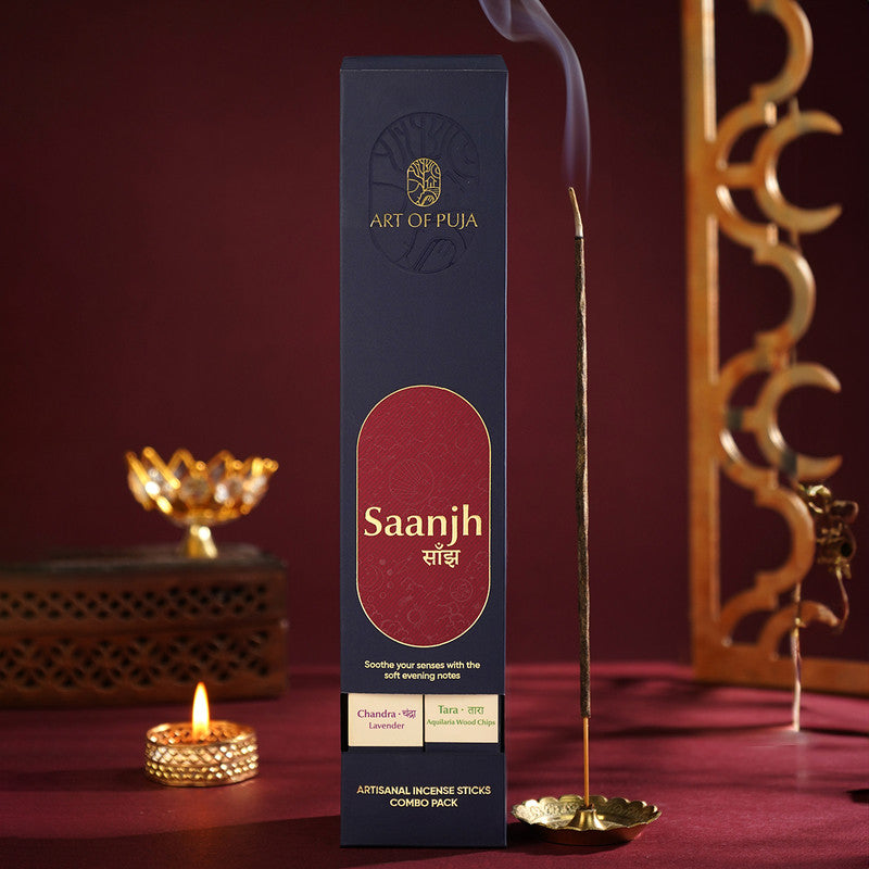 Wooden Festive Gift Box | Incense Stick & Incense Holder | Lavender & Aquilaria Wood | Set of 2、mySite、camillekostekn