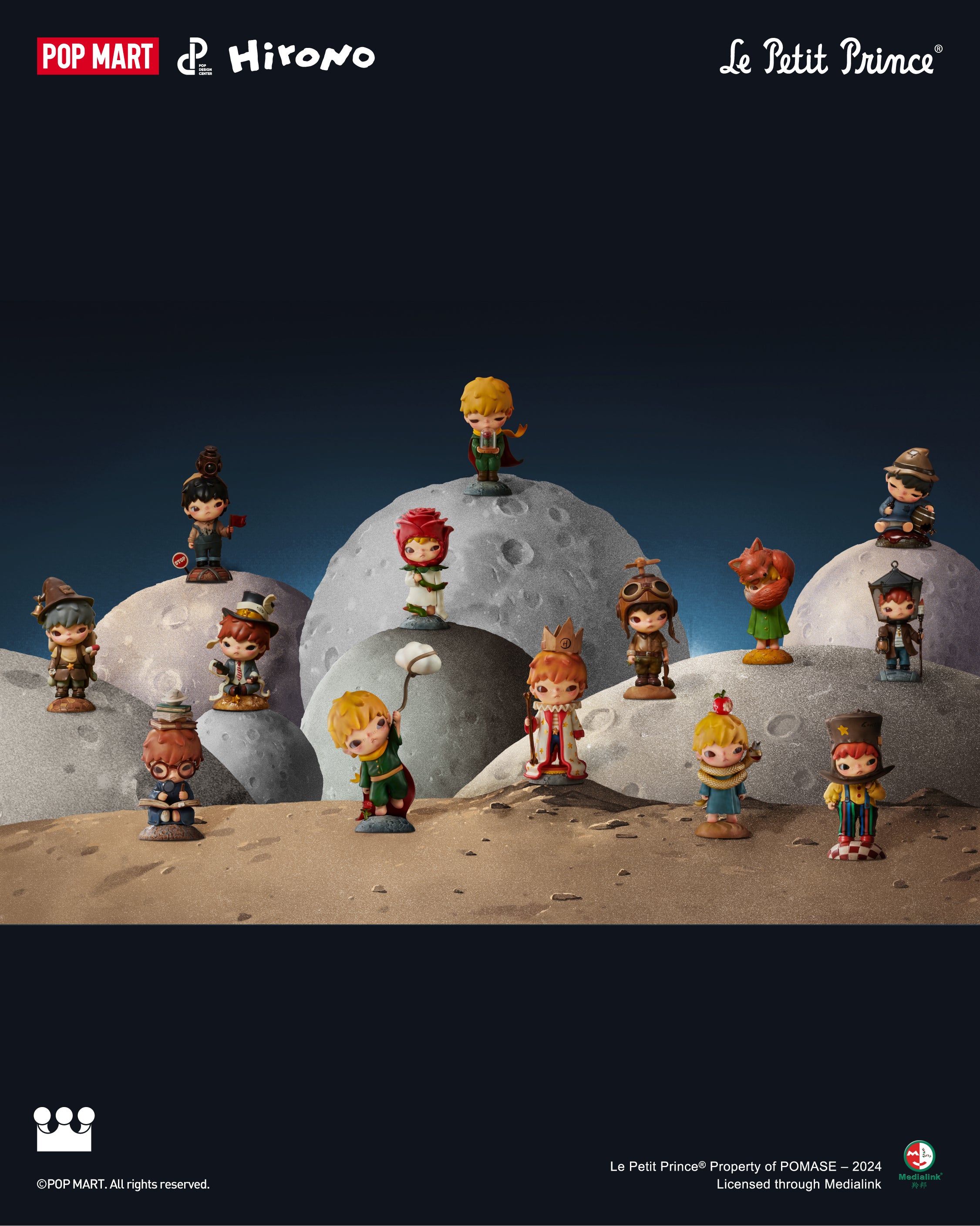  POP MART Hirono×Le Petit Prince Series Figures、mySite、greenlandpopulation