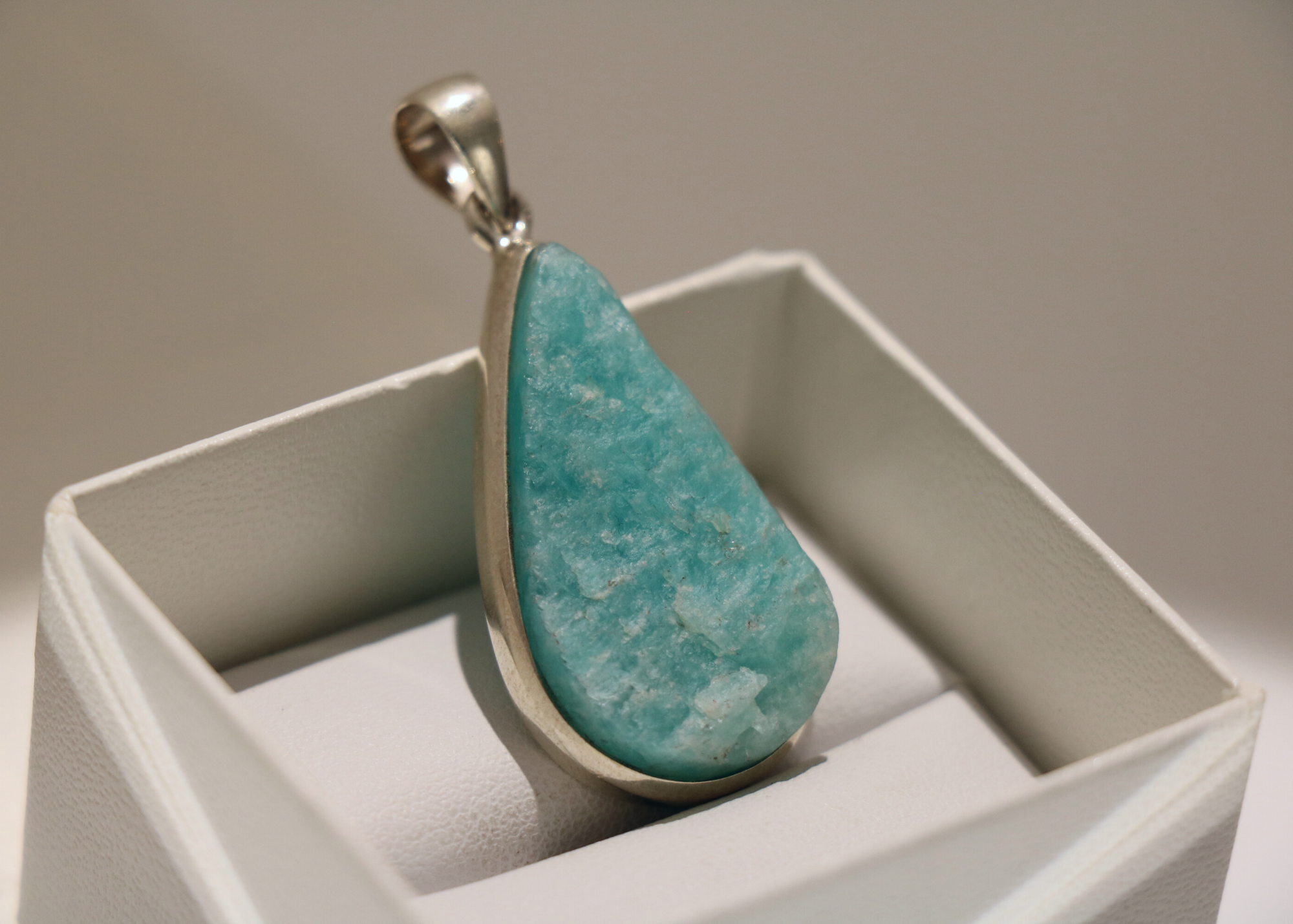 Amazonite Rough Pendant、mySite、topwebapps