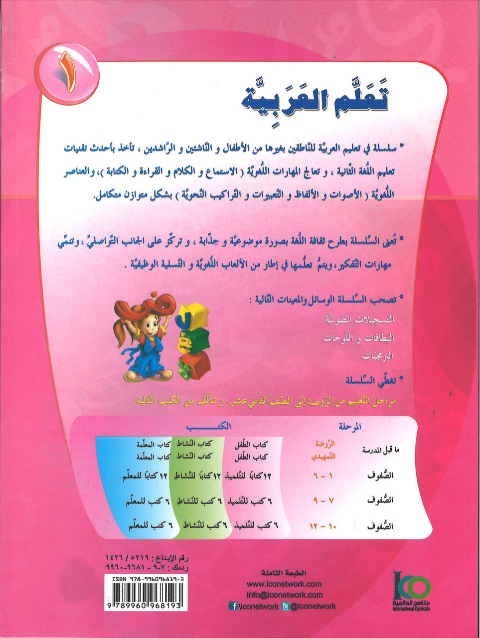 ICO Learn Arabic Textbook: Level 1, Part 2 (With Access Code) تعلم العربية、mySite、topwebapps