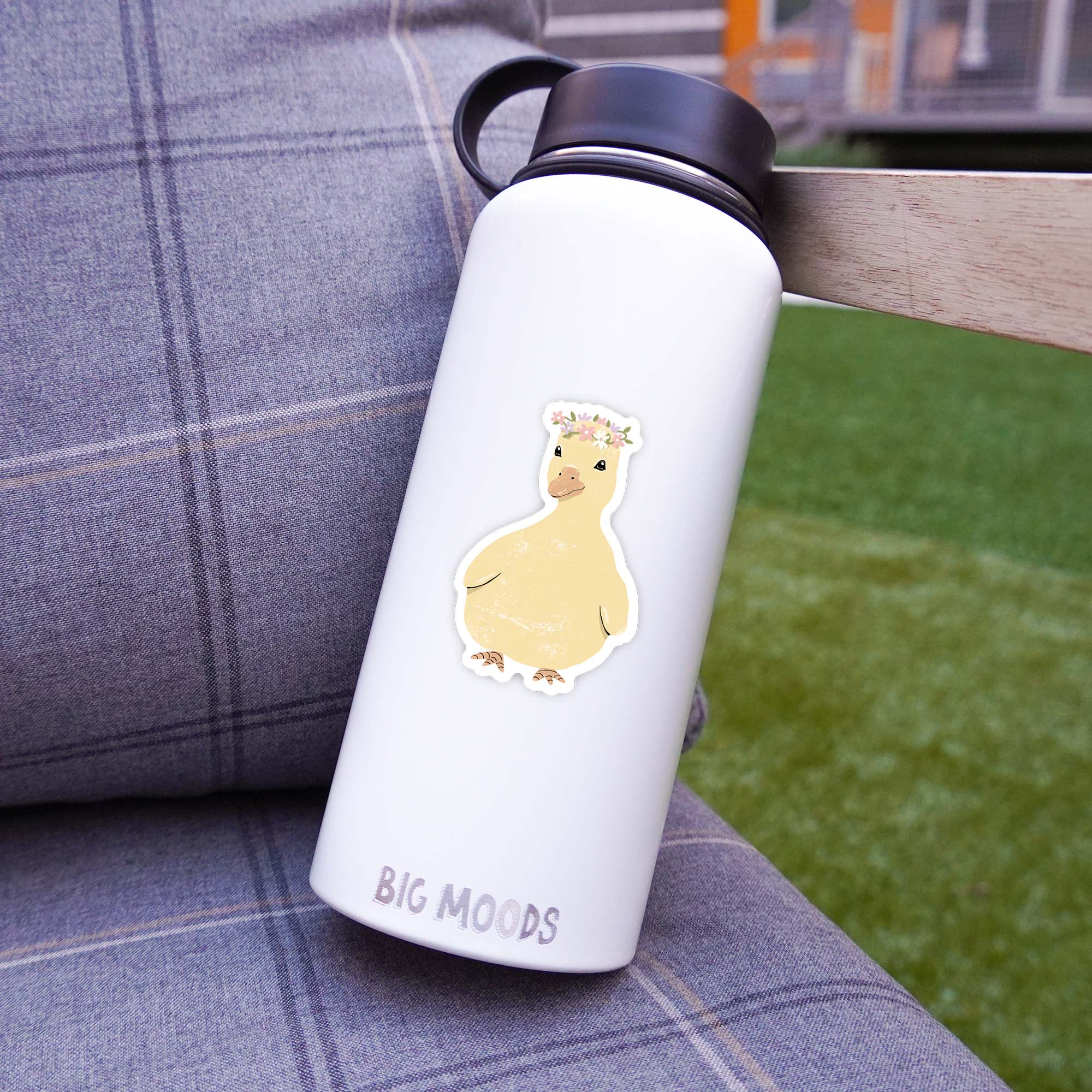  Cute Duck Flower Crown Sticker、mySite、elrpsem3k