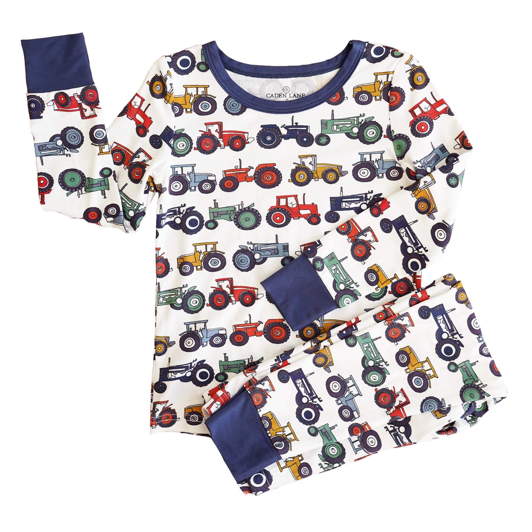  Tiny Tractors Two Piece Pajama Set、mySite、layawaytickets