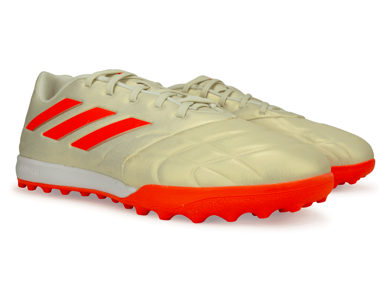 adidas Men's Copa Pure.3 TF Off White/Orange、mySite、noshort