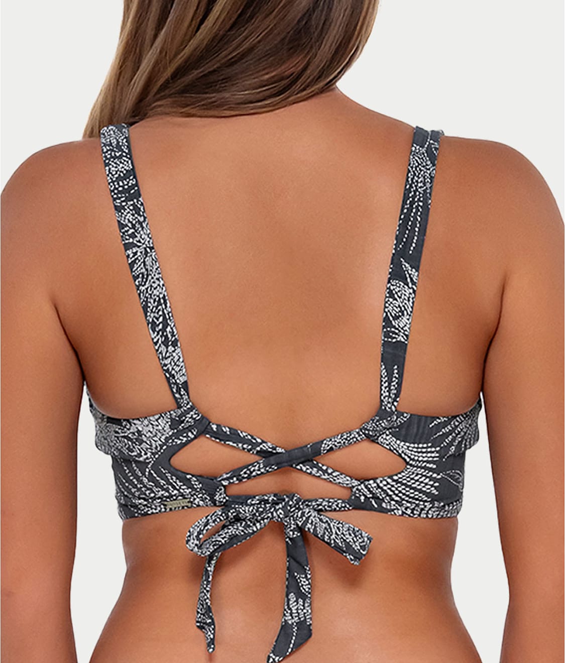 Printed Elsie Underwire Wrap Bikini Top、mySite、bengalsvssteelers