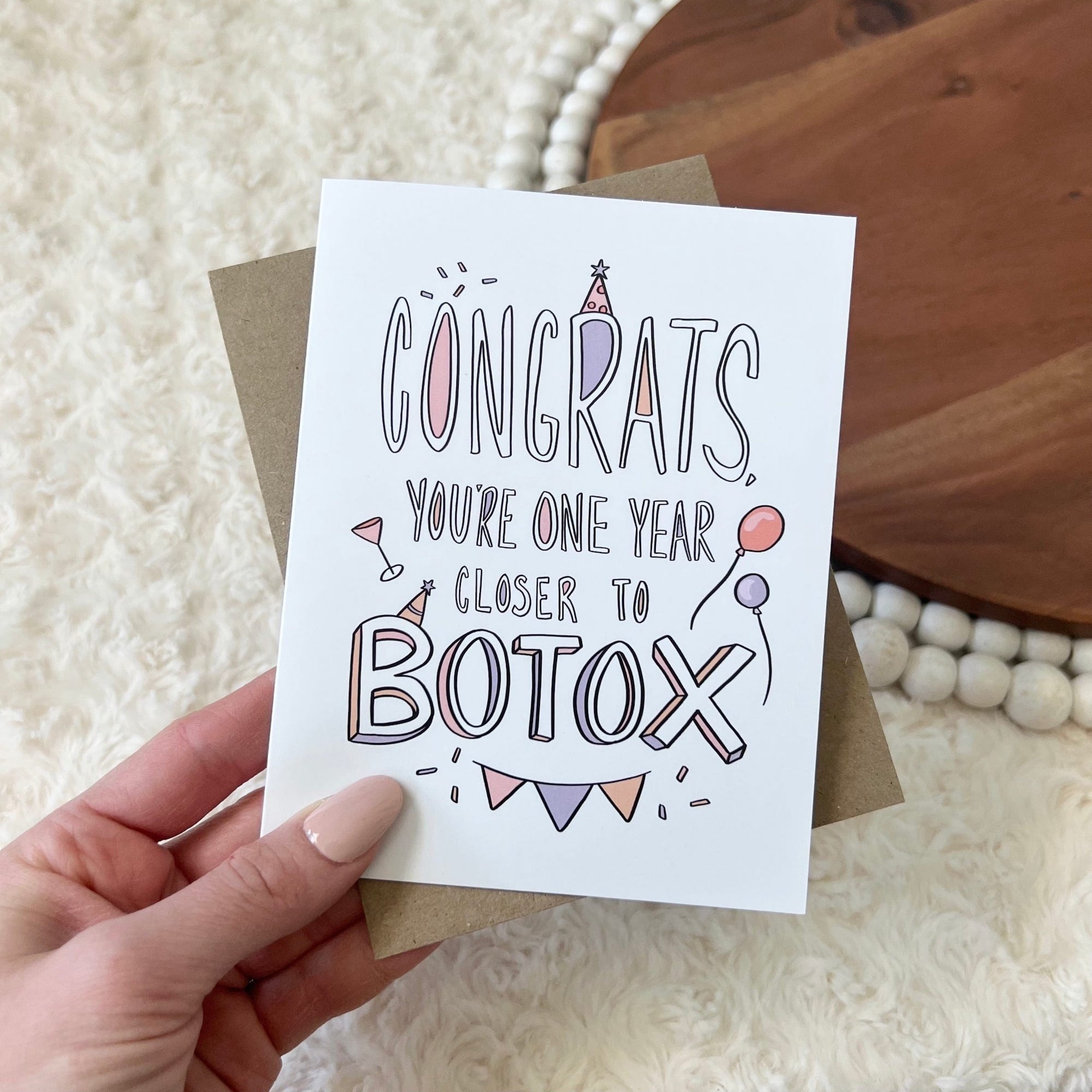  Congrats You're One Year Closer To Botox Birthday Card、mySite、elrpsem3k